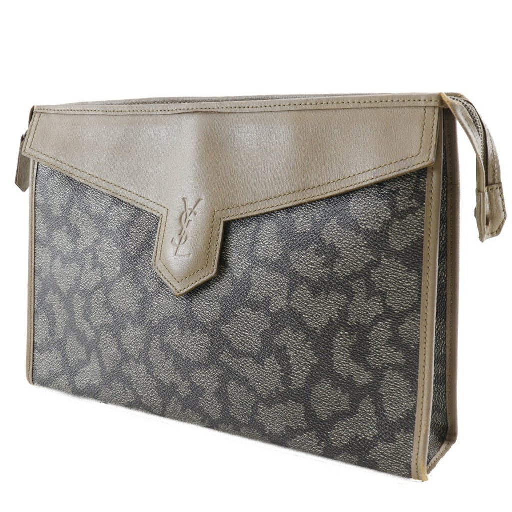 Yves Saint Laurent Leather Clutch Bag (Pre-Owned)