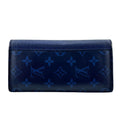 Louis Vuitton Blue Taigarama Leather Long Wallet