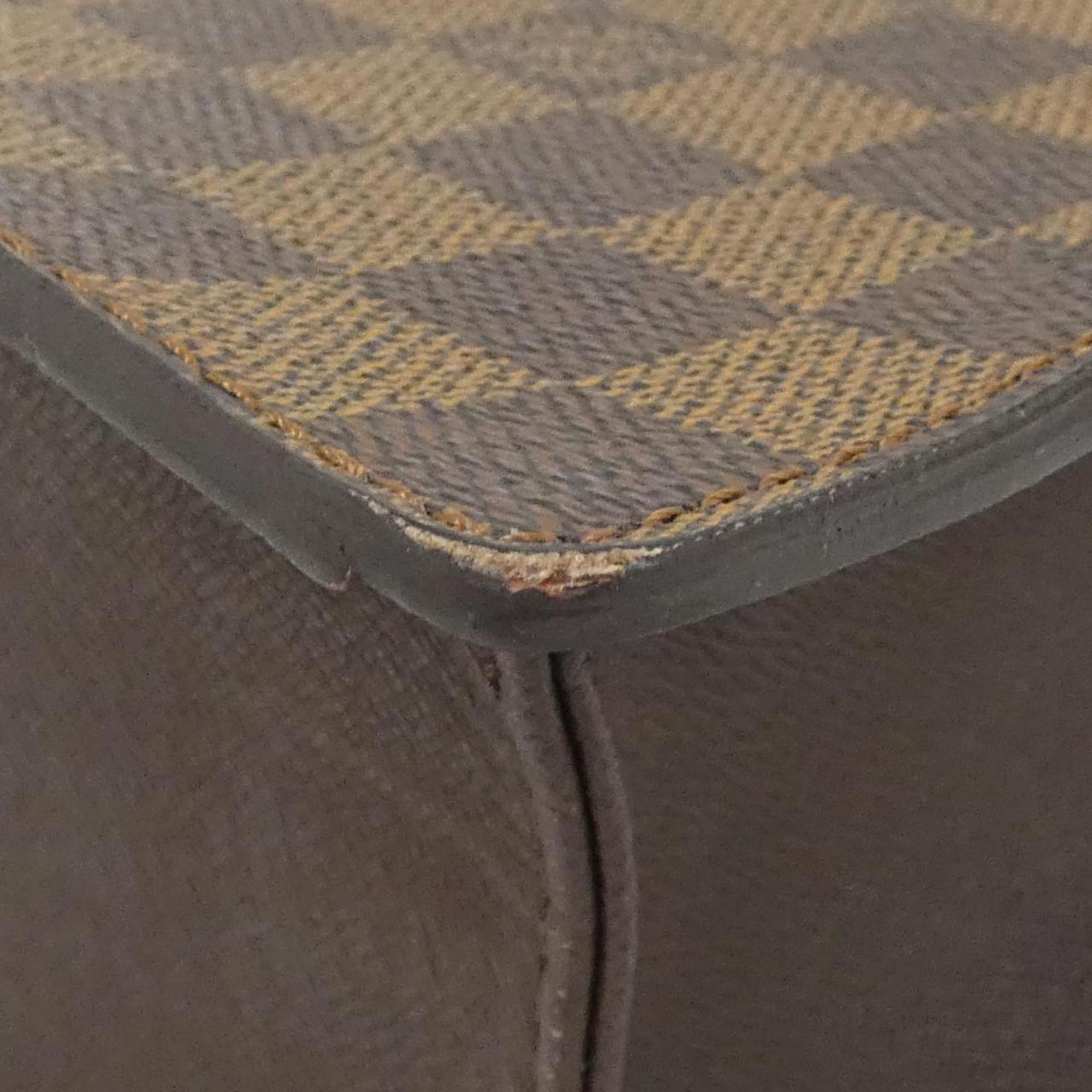 Louis Vuitton Brown Coated Canvas Handbag
