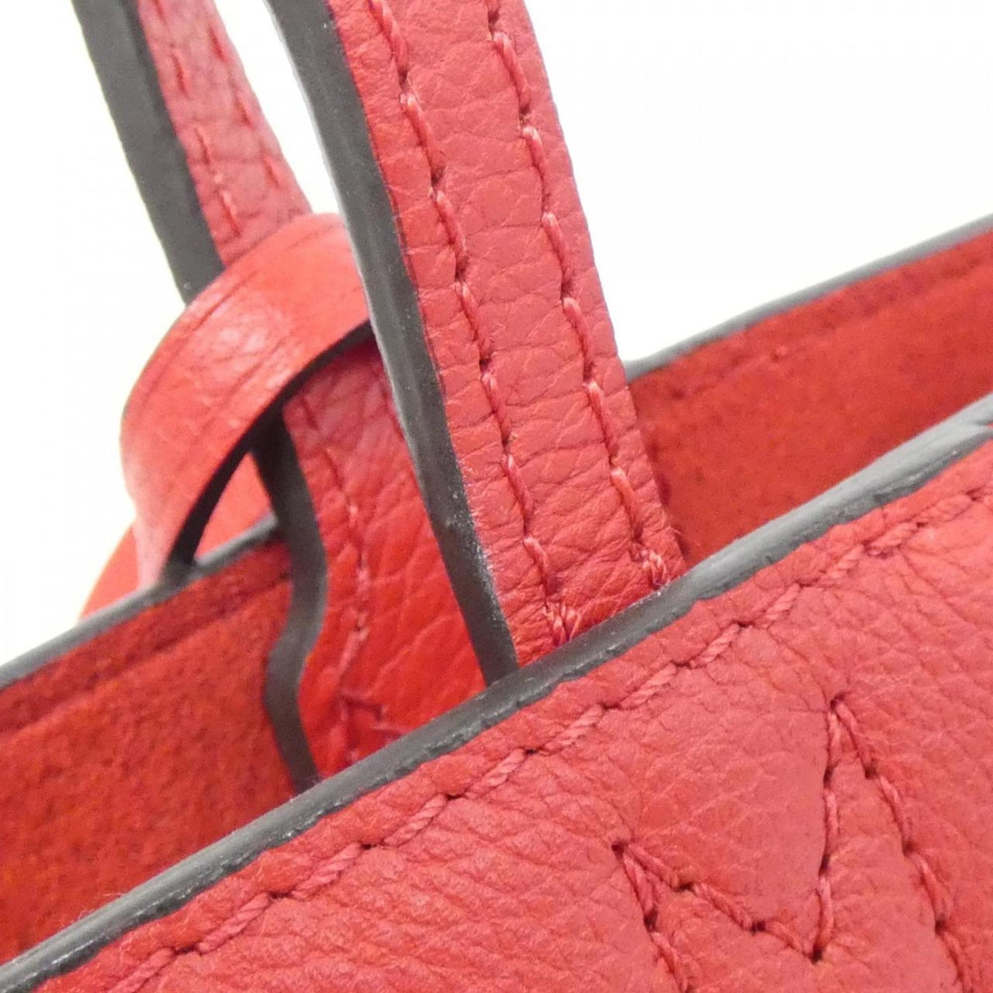 Louis Vuitton Red Color Ruby Leather Handbag