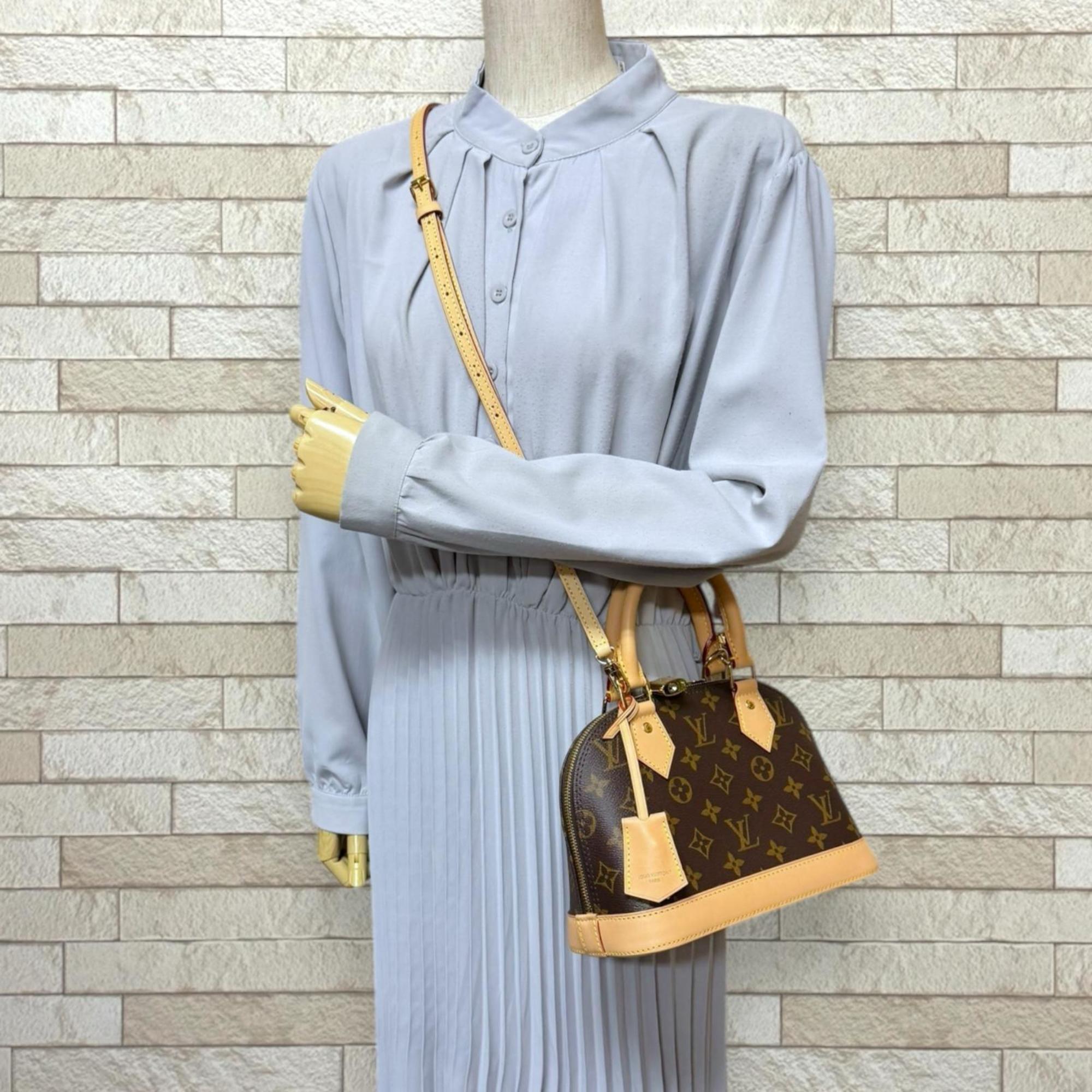 Louis Vuitton Brown Monogram Canvas Shoulder Bag