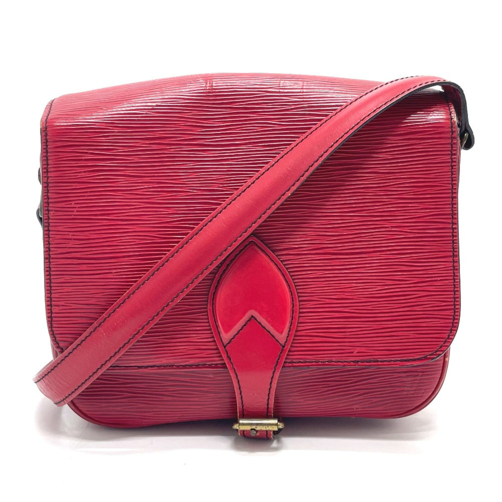 Louis Vuitton Red Leather Shoulder Bag