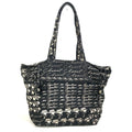 Chanel Black Cloth Tote Bag
