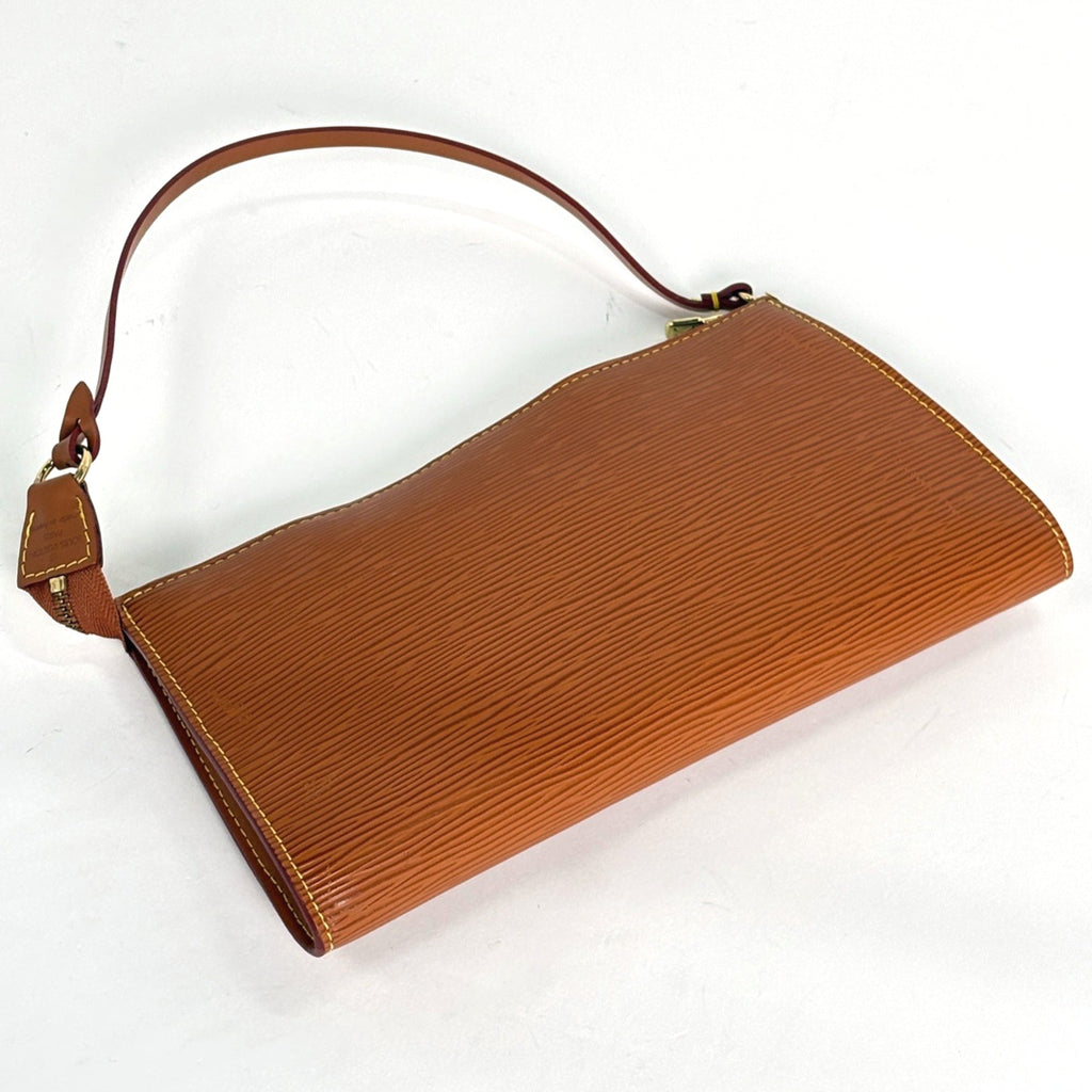 Louis Vuitton Brown Epi Leather Pochette Pouch