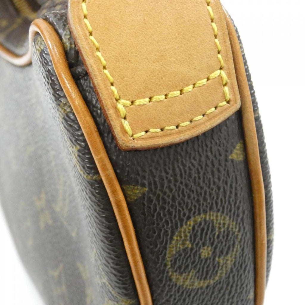 Louis Vuitton Marron Coated Canvas Pochette Shoulder Bag