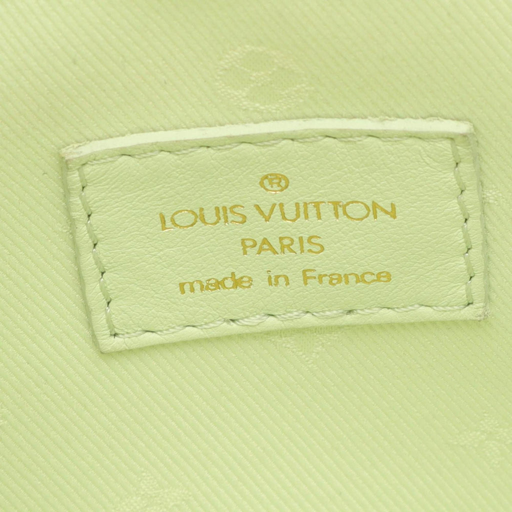 Louis Vuitton Green Leather Handbag