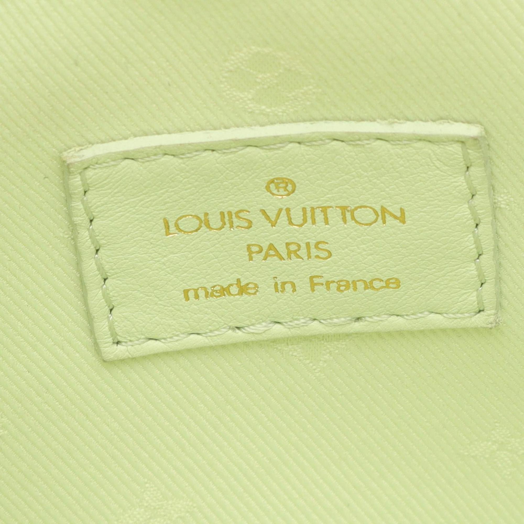Louis Vuitton Green Leather Handbag