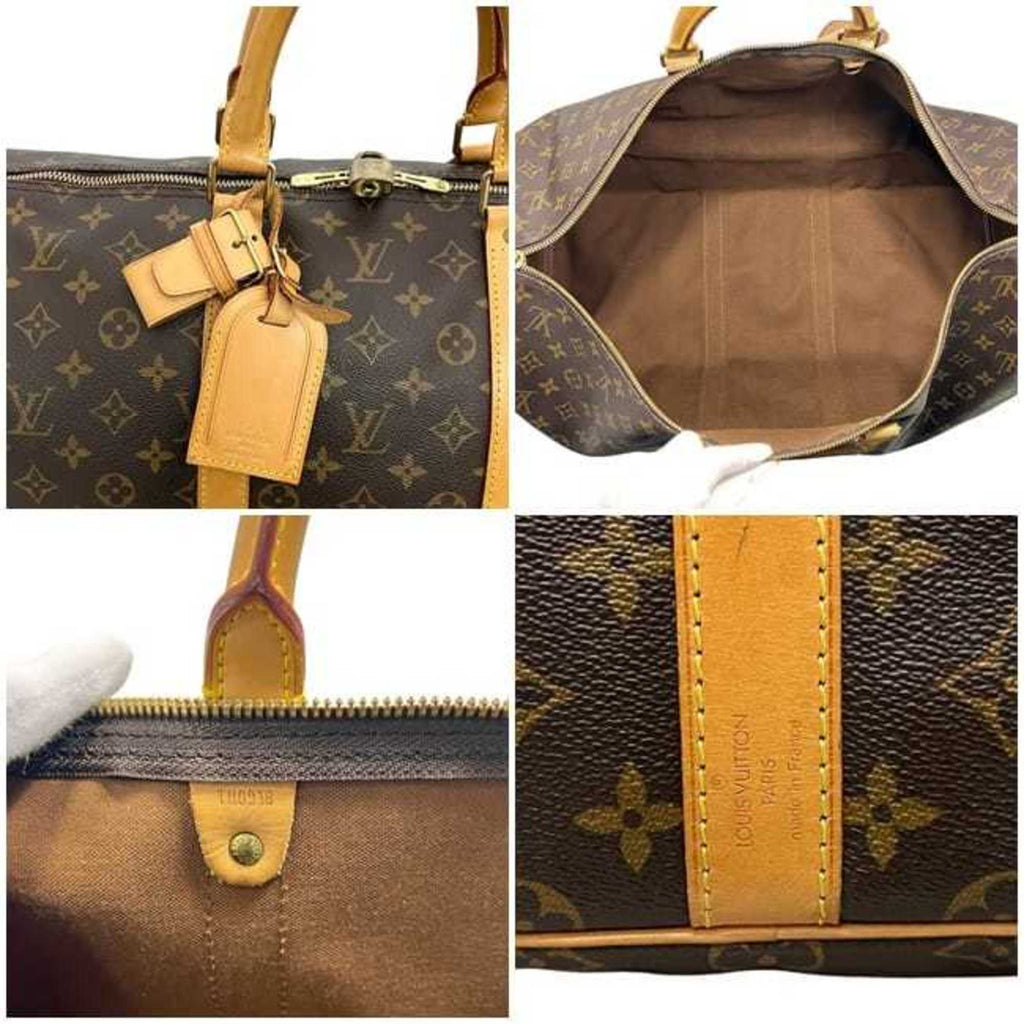 Louis Vuitton Monogram Brown Monogram Leather Boston Bag Shoulder Bag