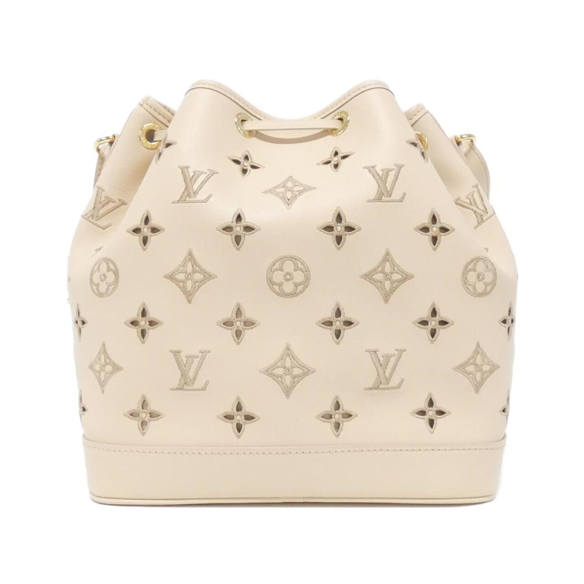 Louis Vuitton Beige Leather Shoulder Bag