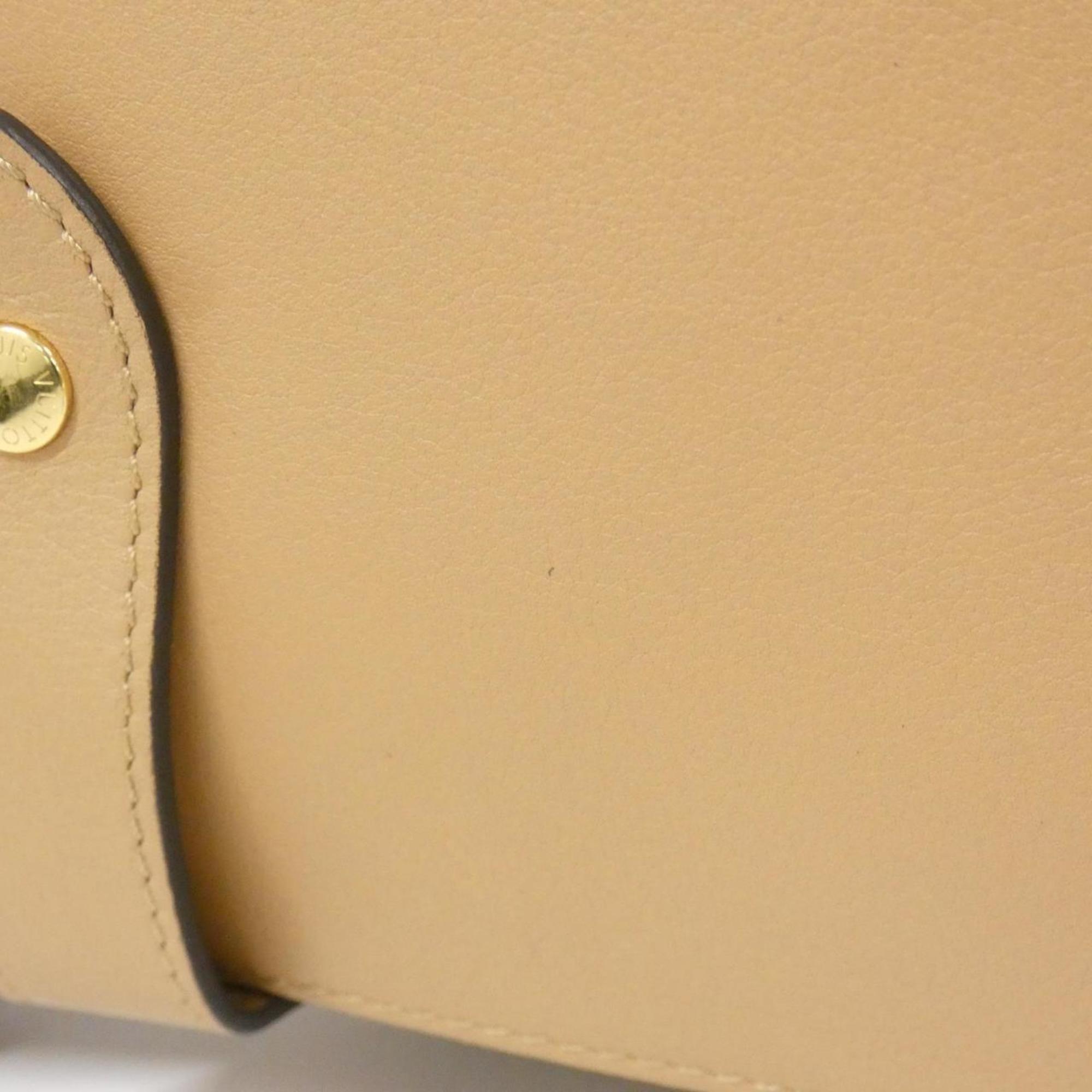 Louis Vuitton Camel Leather Shoulder Bag