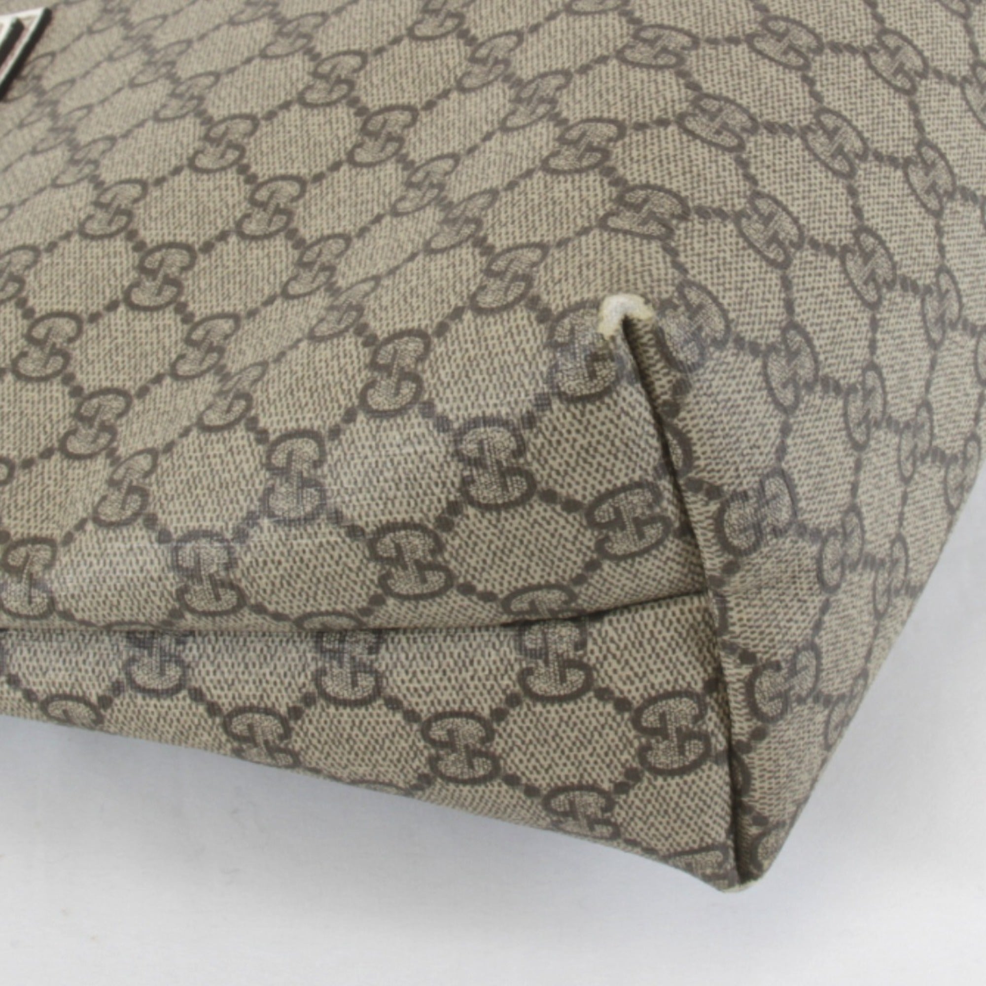 Gucci Brown Gg Supreme Tote Bag (Pre-Owned)