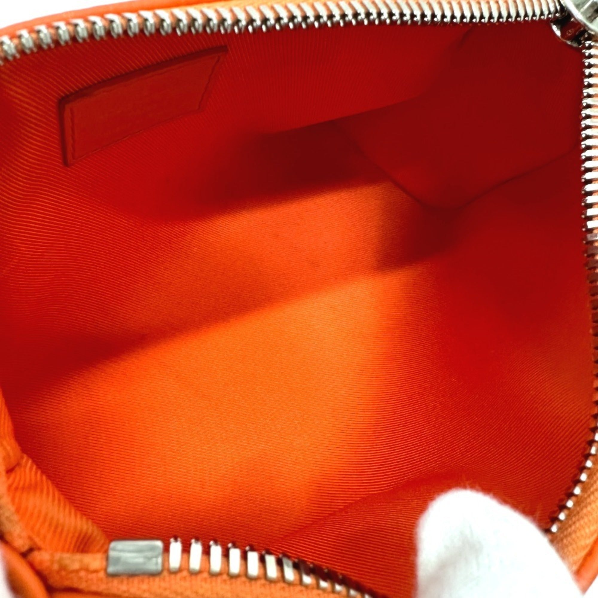 Louis Vuitton Orange Leather Shoulder Bag