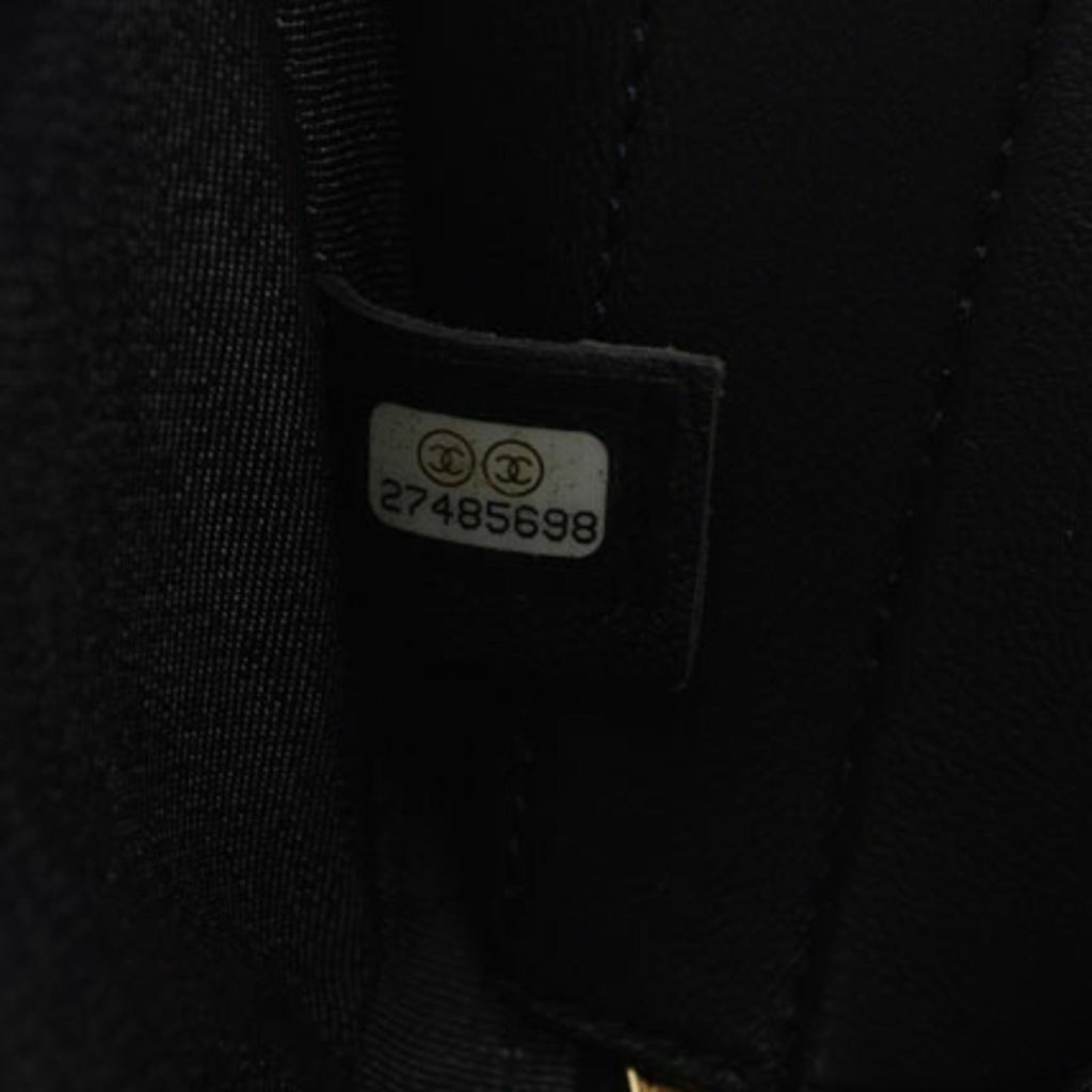 Chanel Black Leather Shoulder Bag