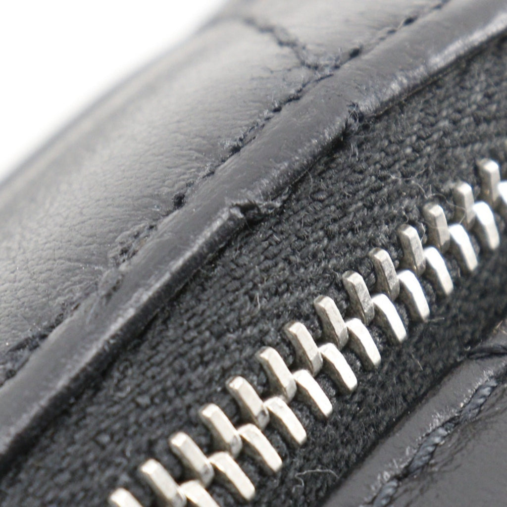 Chanel Black Leather Fanny Pack Sling Bag
