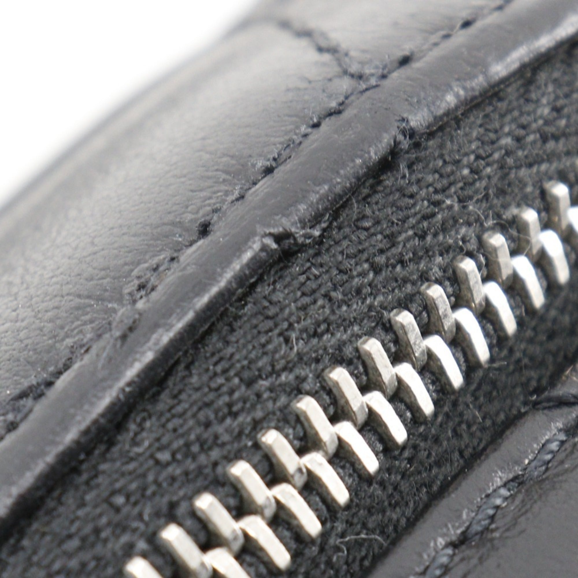 Chanel Black Leather Fanny Pack Sling Bag