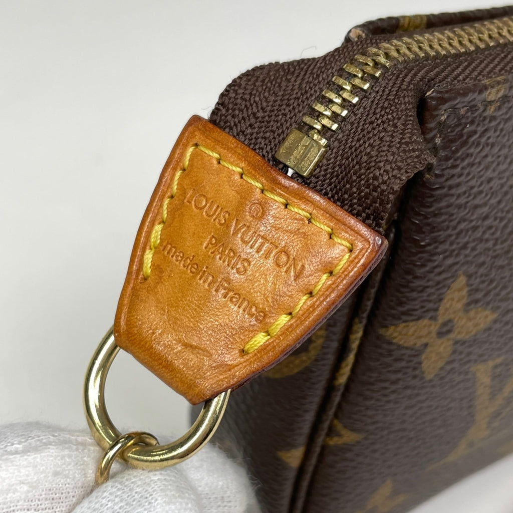 Louis Vuitton Brown Monogram Pochette Pouch