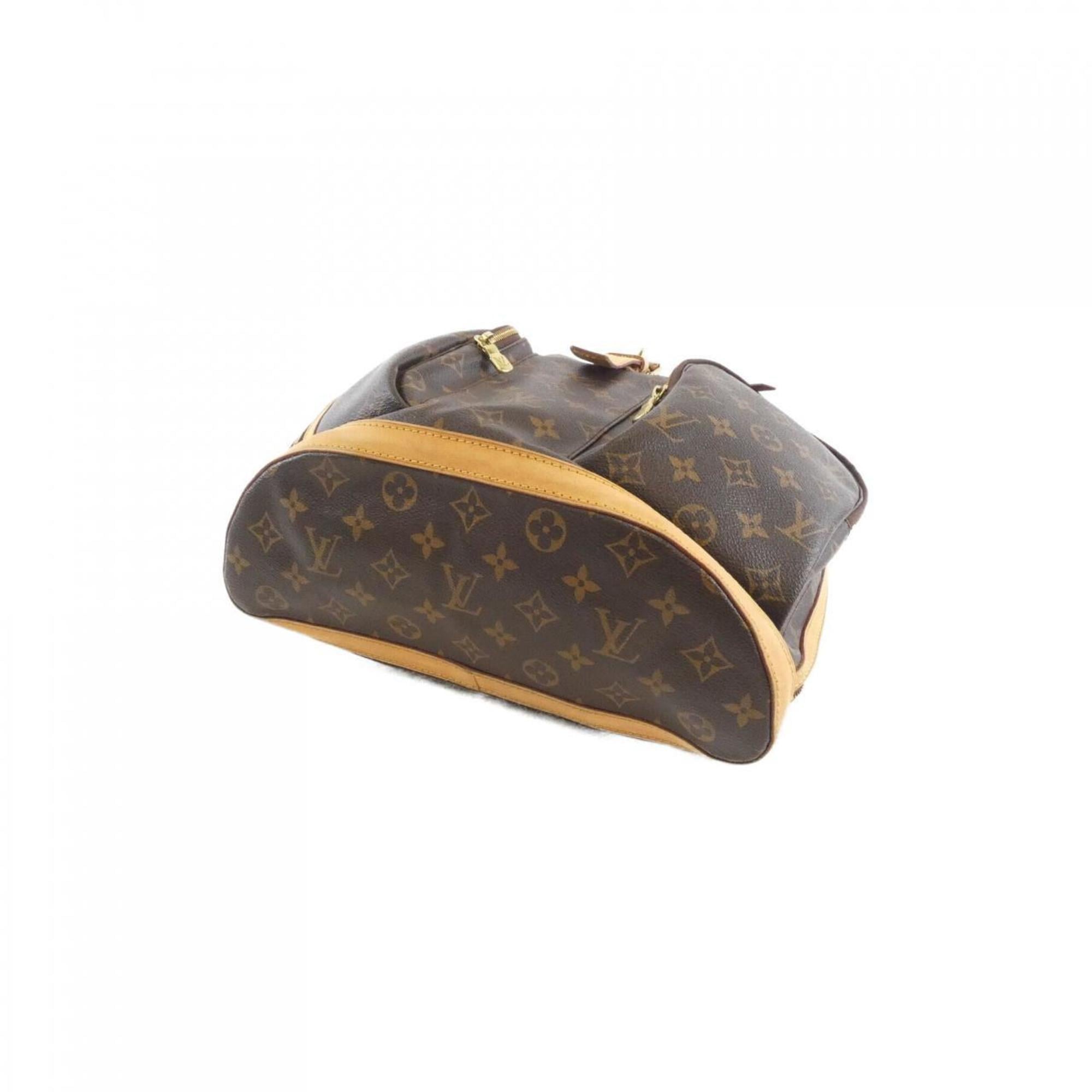 Louis Vuitton Monogram Marron Coated Canvas Backpack