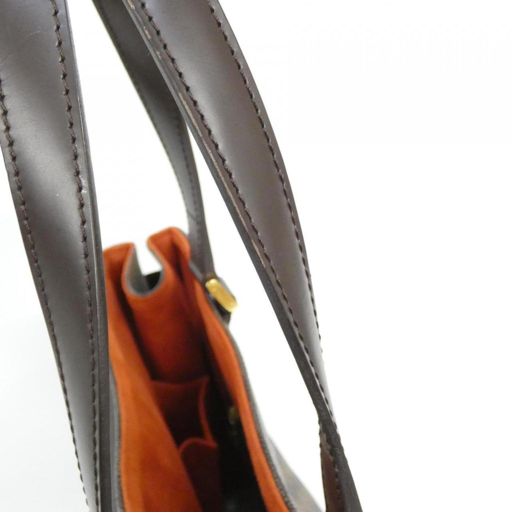 Louis Vuitton Brown Coated Canvas Handbag