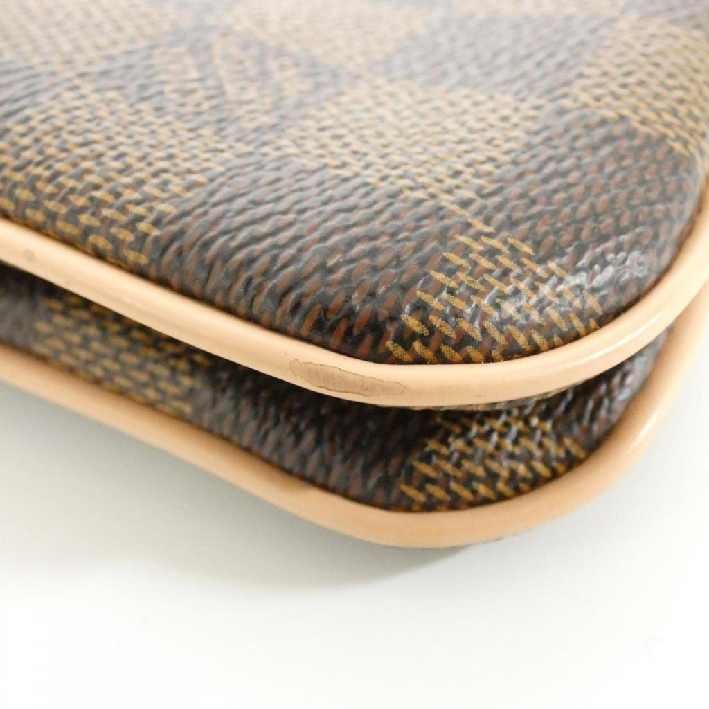 Louis Vuitton Ebene Coated Canvas Pochette Shoulder Bag