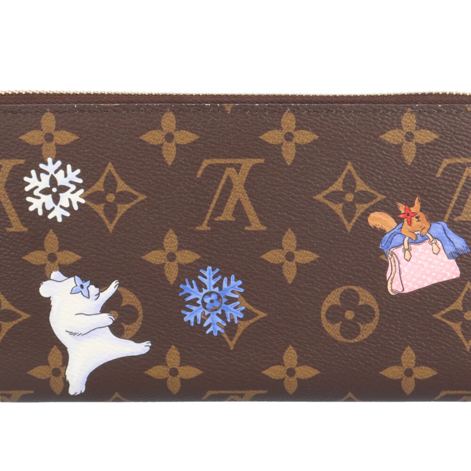 Louis Vuitton Brown Multi-Color Monogram Canvas Long Wallet