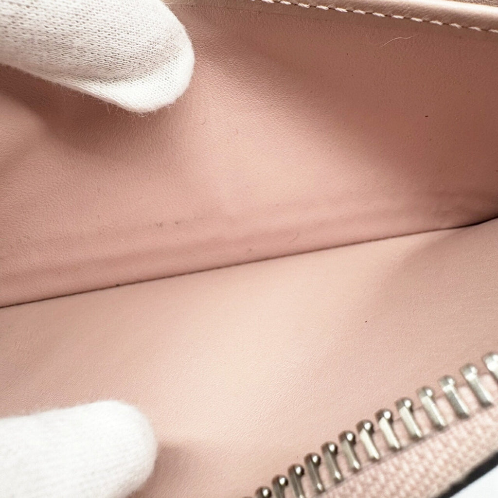 Louis Vuitton Mahina Pink Mahina Leather Long Wallet