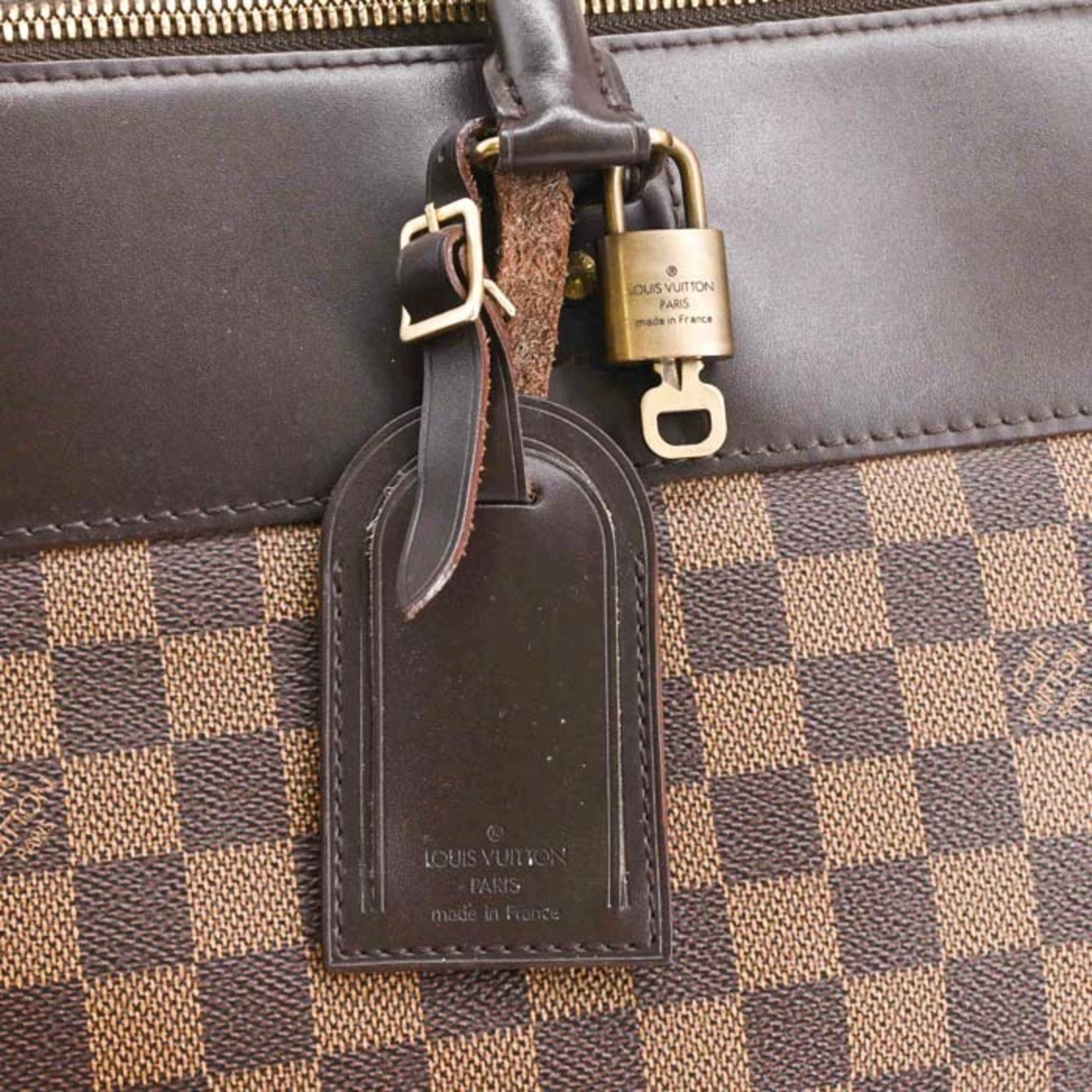Louis Vuitton Black Damier Graphite Boston Bag