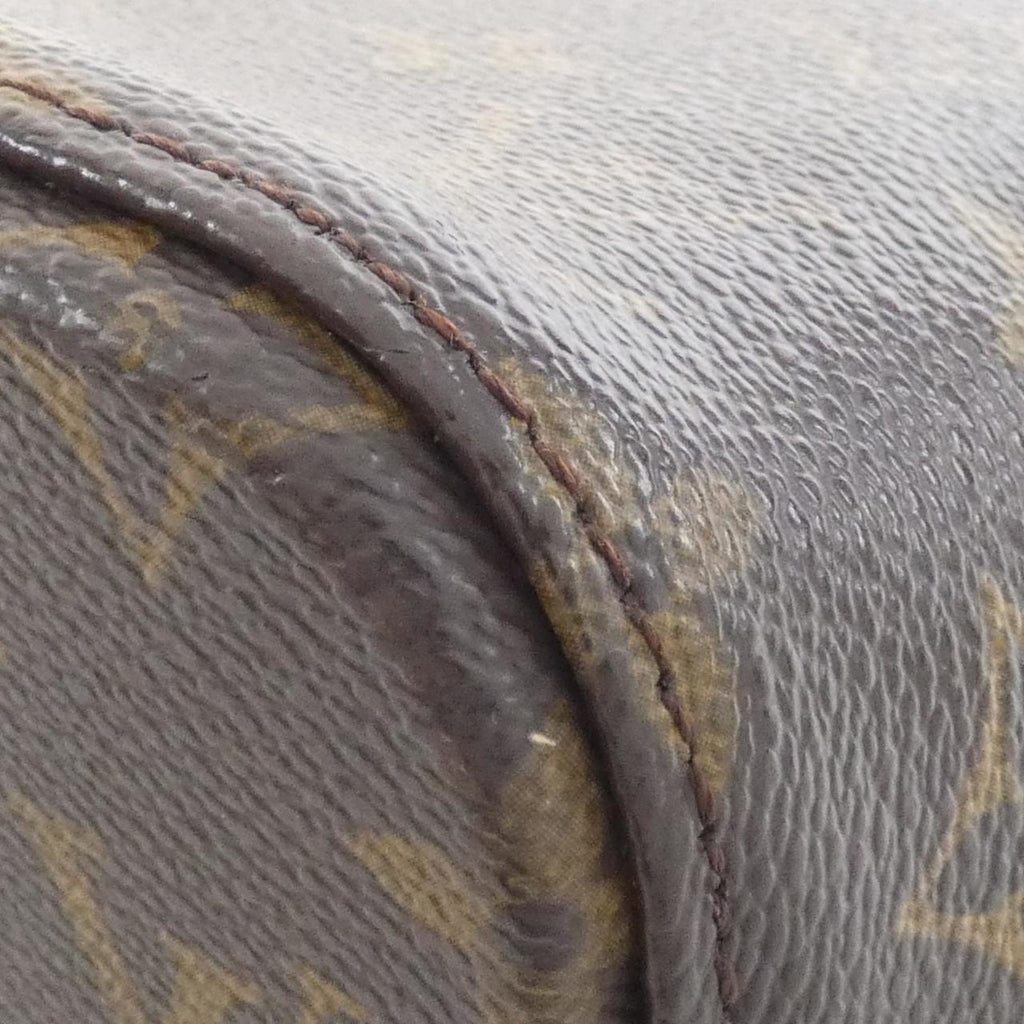 Louis Vuitton Marron Coated Canvas Handbag