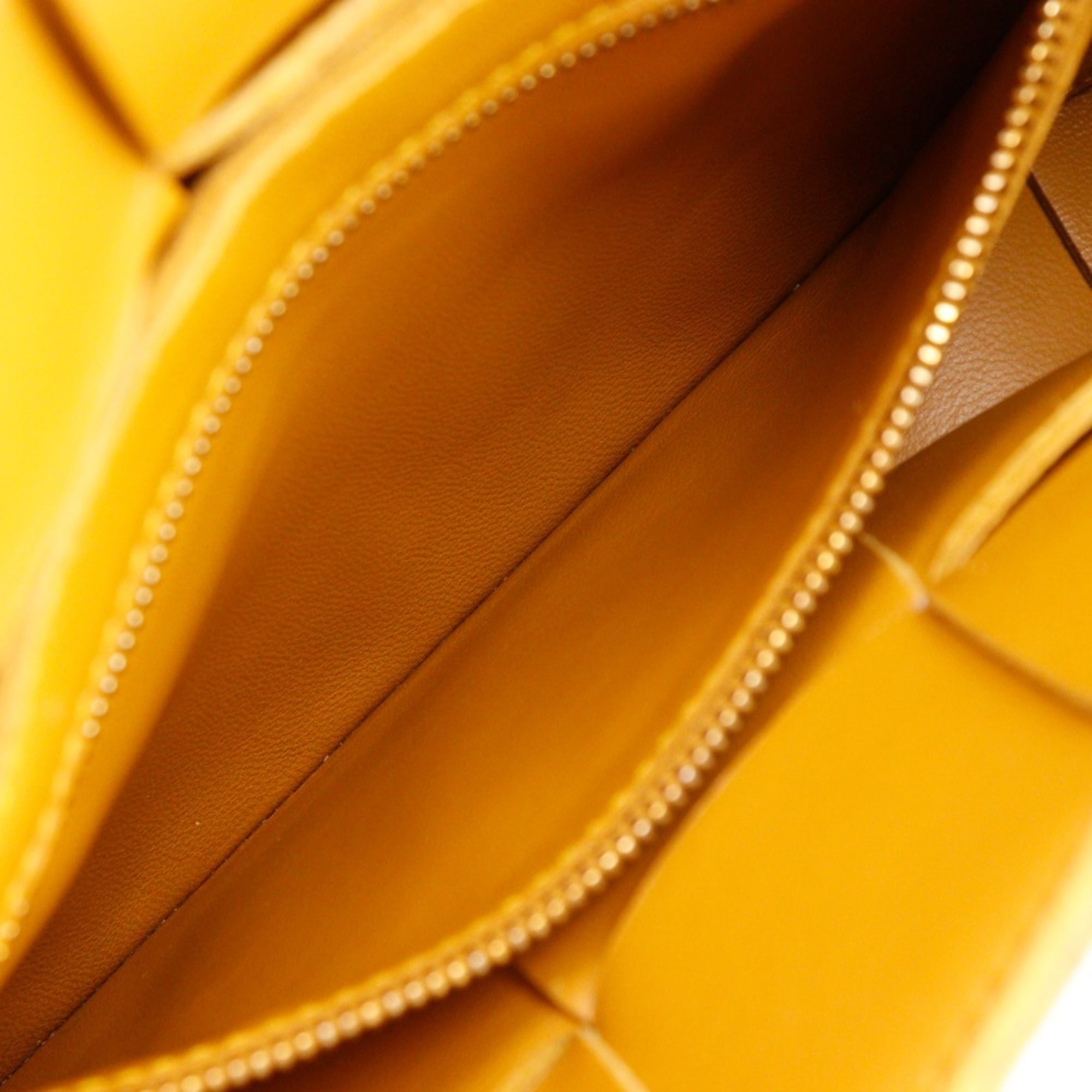 Bottega Veneta Brown Camel Leather Shoulder Bag