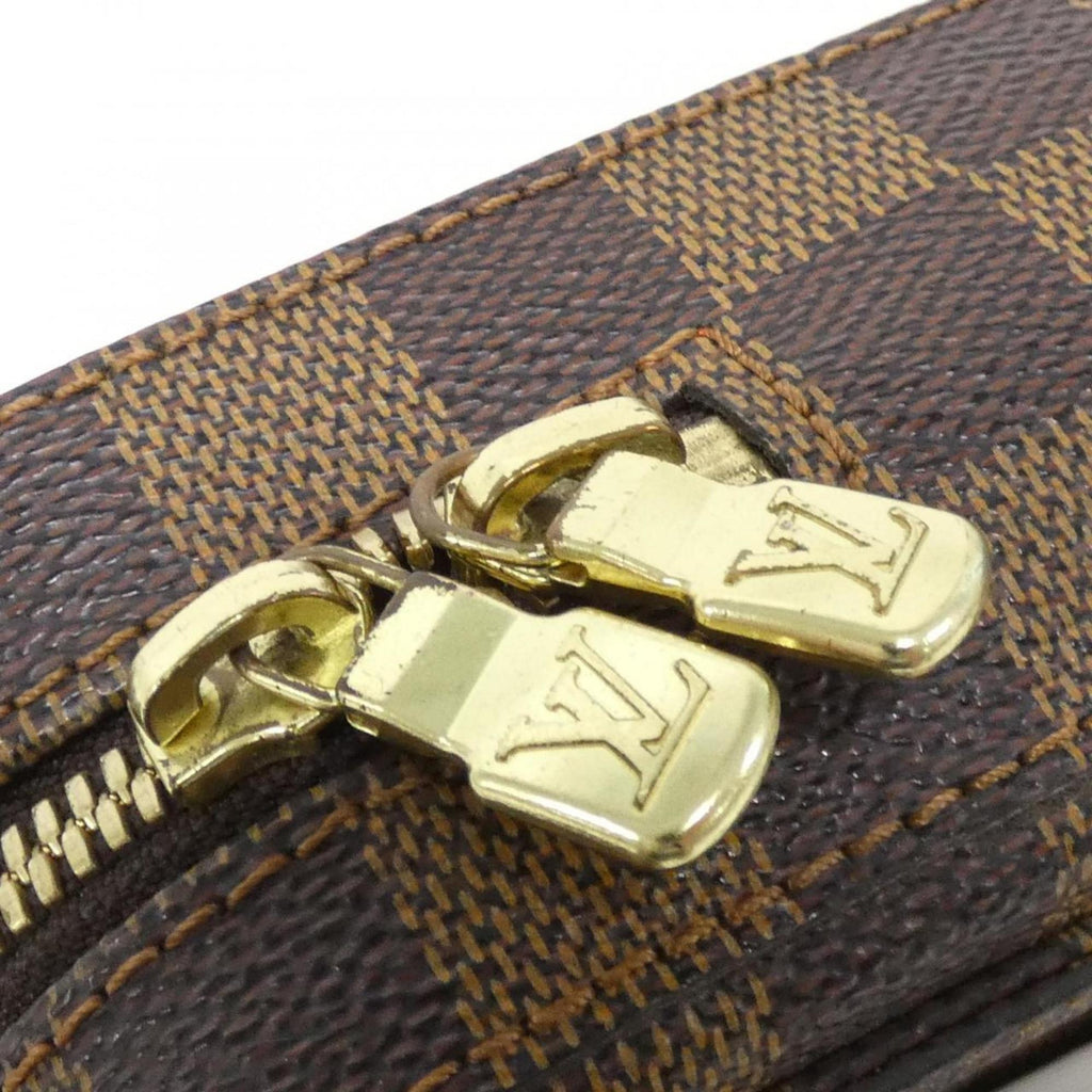 Louis Vuitton Brown Coated Canvas Shoulder Bag