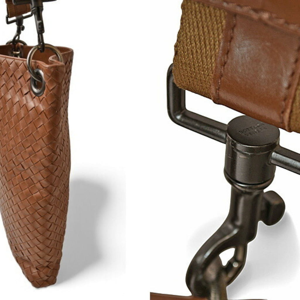 Bottega Veneta Intrecciato Brown Intrecciato Shoulder Bag