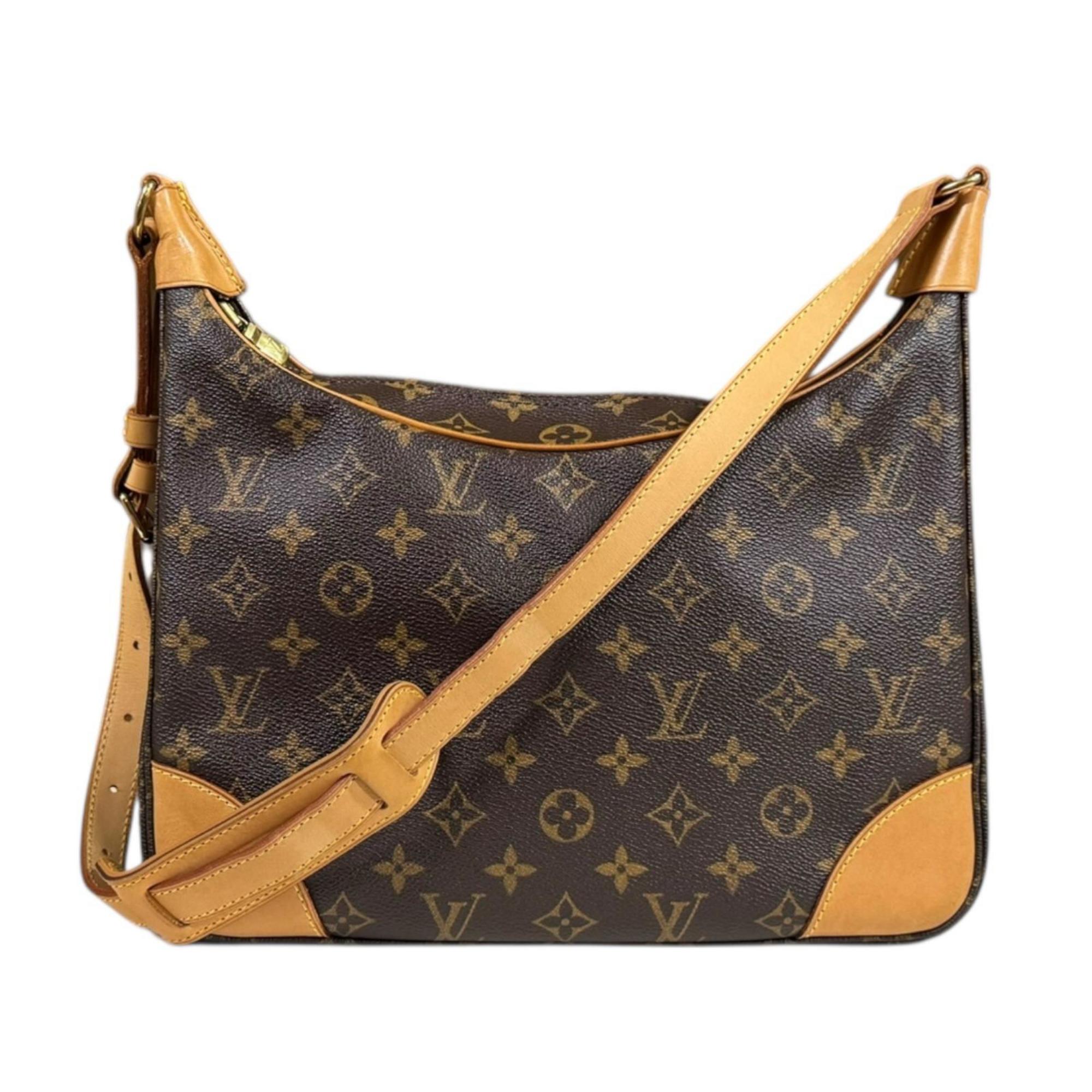 Louis Vuitton Brown Monogram Canvas Shoulder Bag