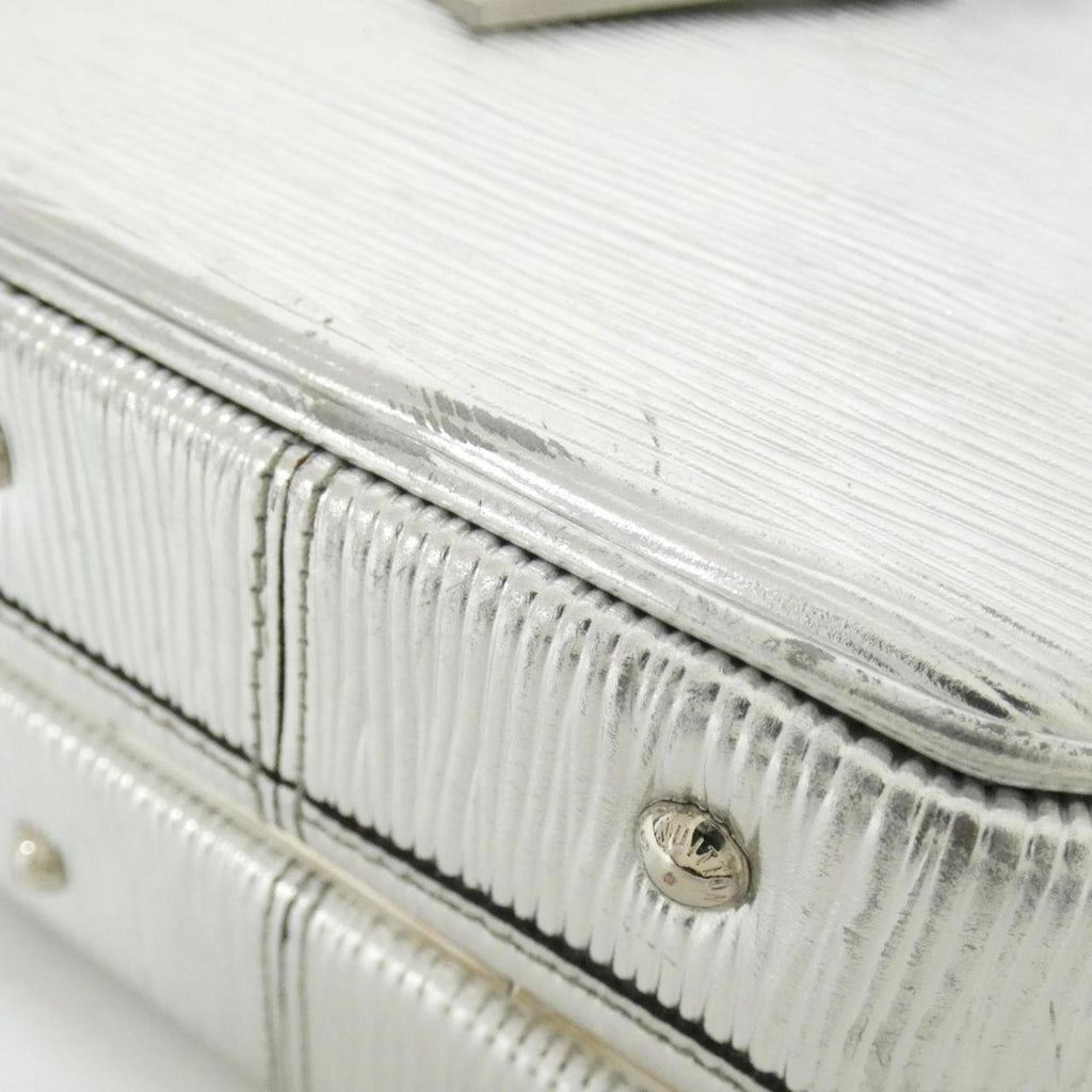 Louis Vuitton Silver Leather Shoulder Bag