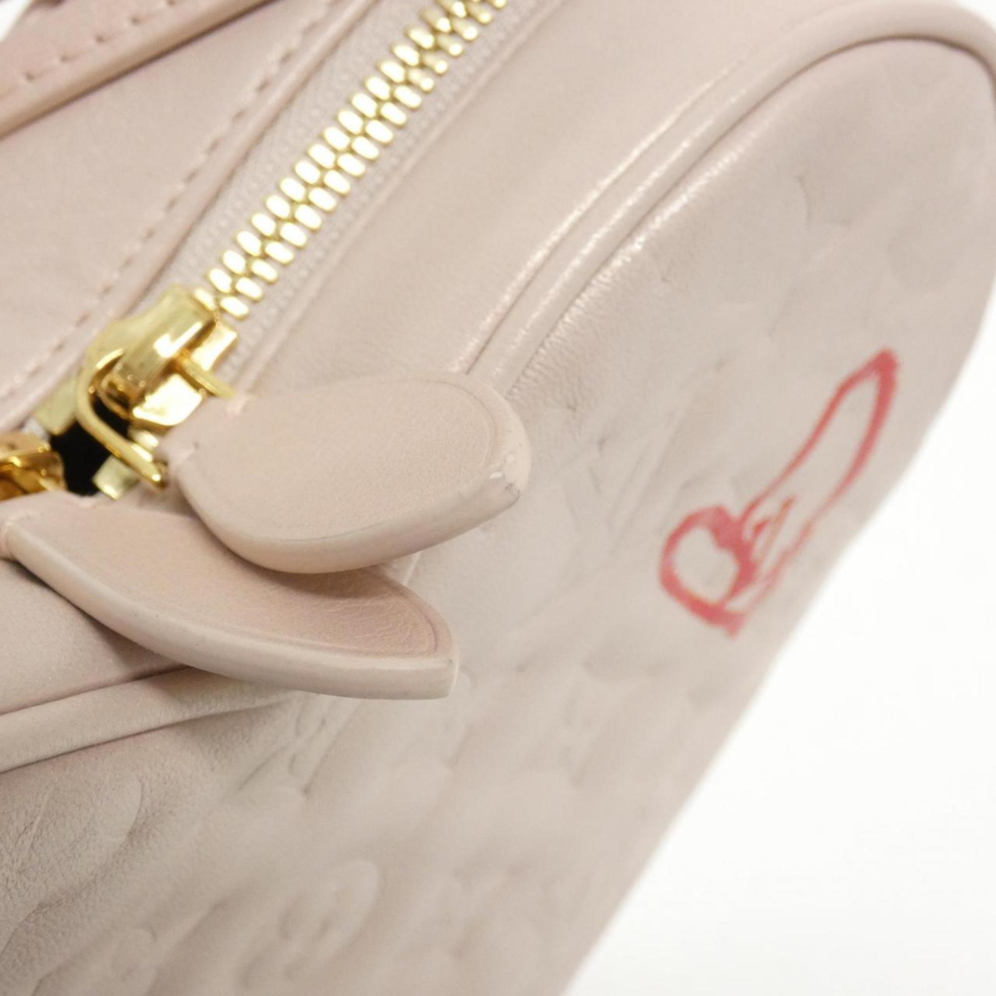 Louis Vuitton Rose Leather Shoulder Bag