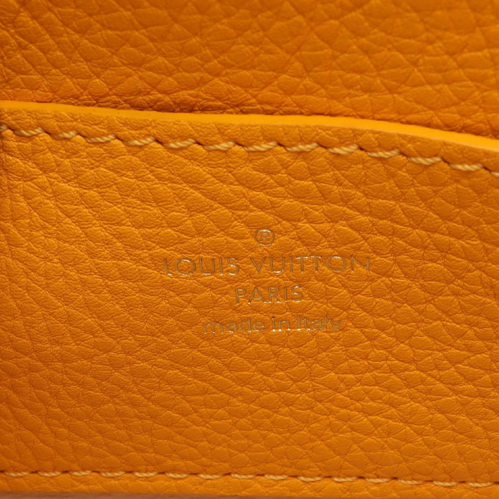 Louis Vuitton Yellow Leather Handbag Shoulder Bag