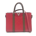 Louis Vuitton Red Color Leather Tote Bag