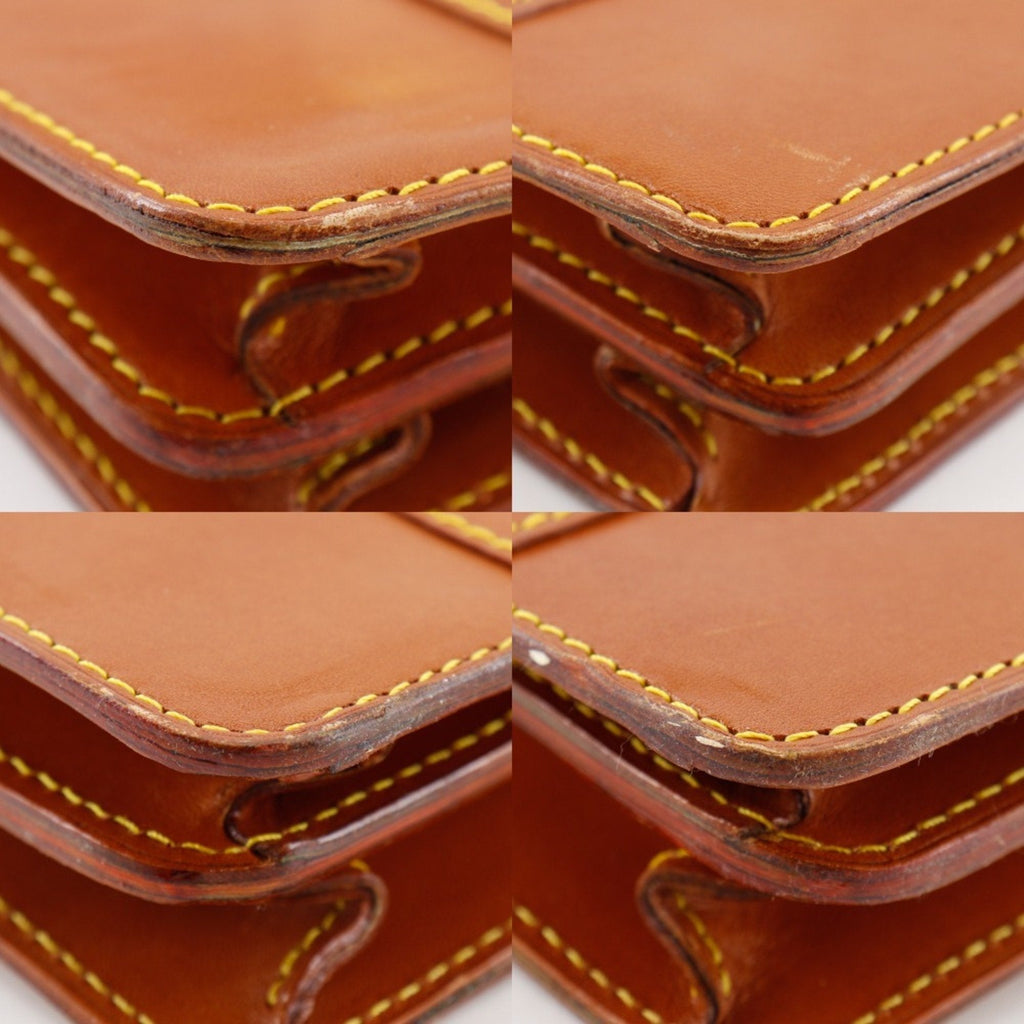 Louis Vuitton Brown Camel Nomade Leather Briefcase