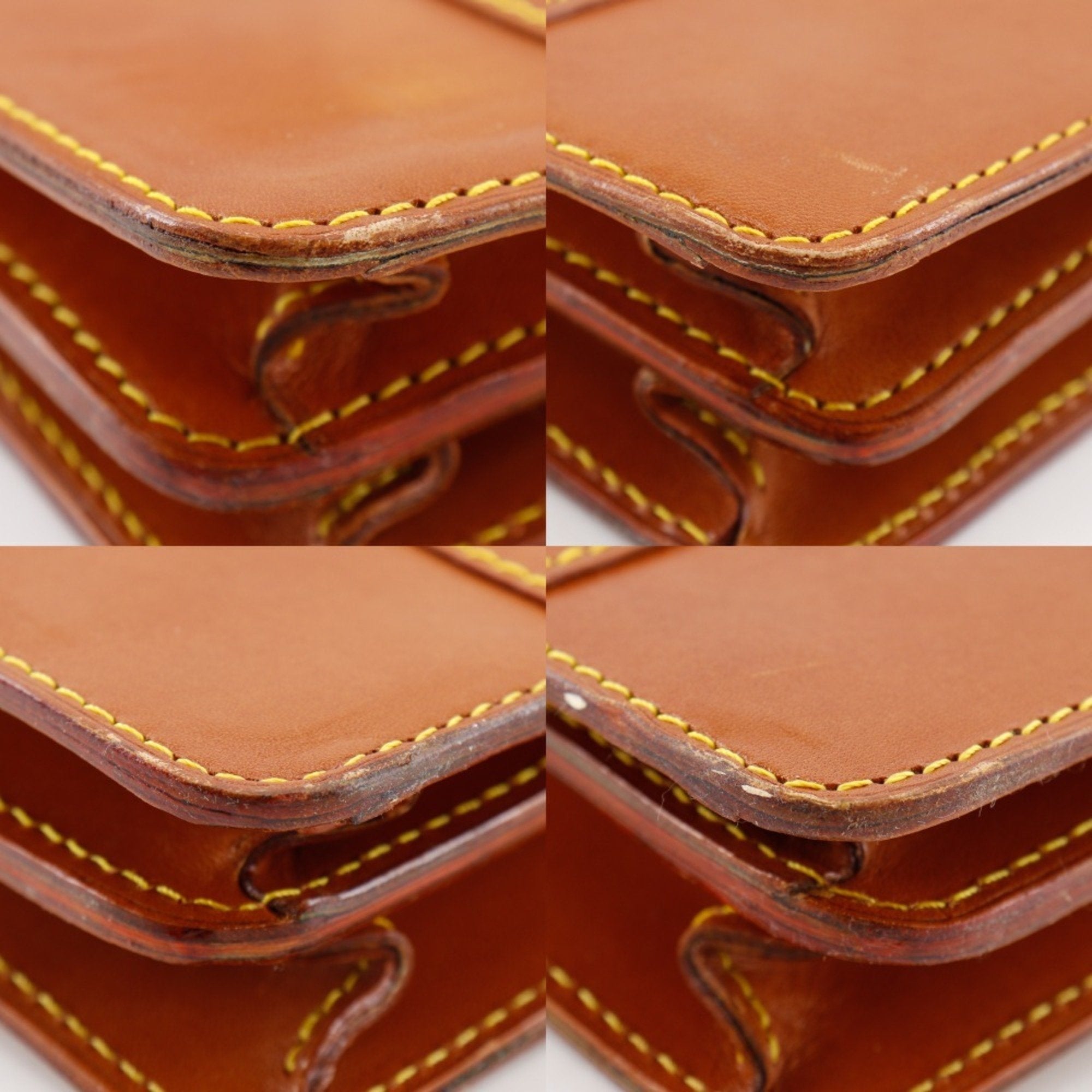 Louis Vuitton Brown Camel Nomade Leather Briefcase