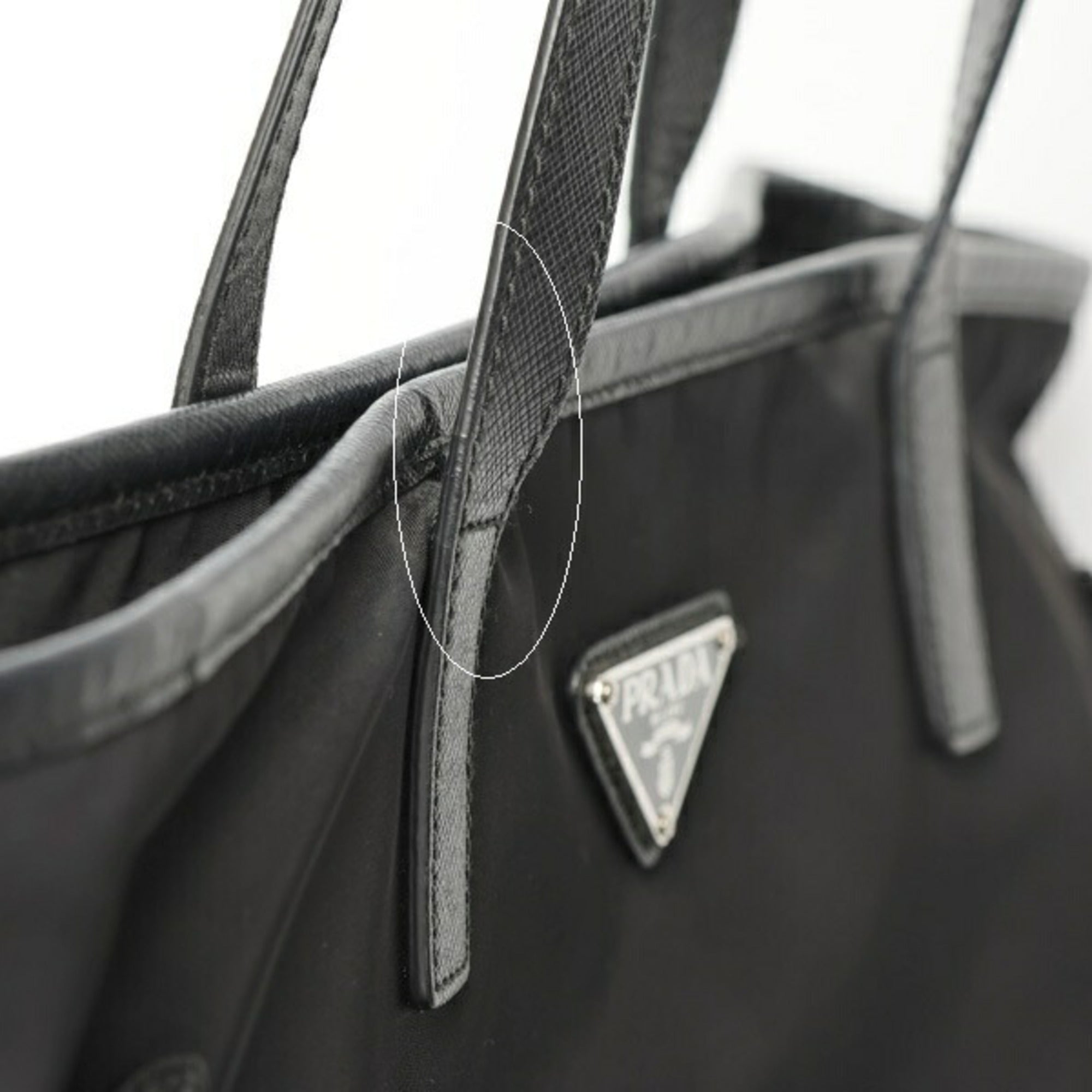 Prada Black Nylon Tote Bag