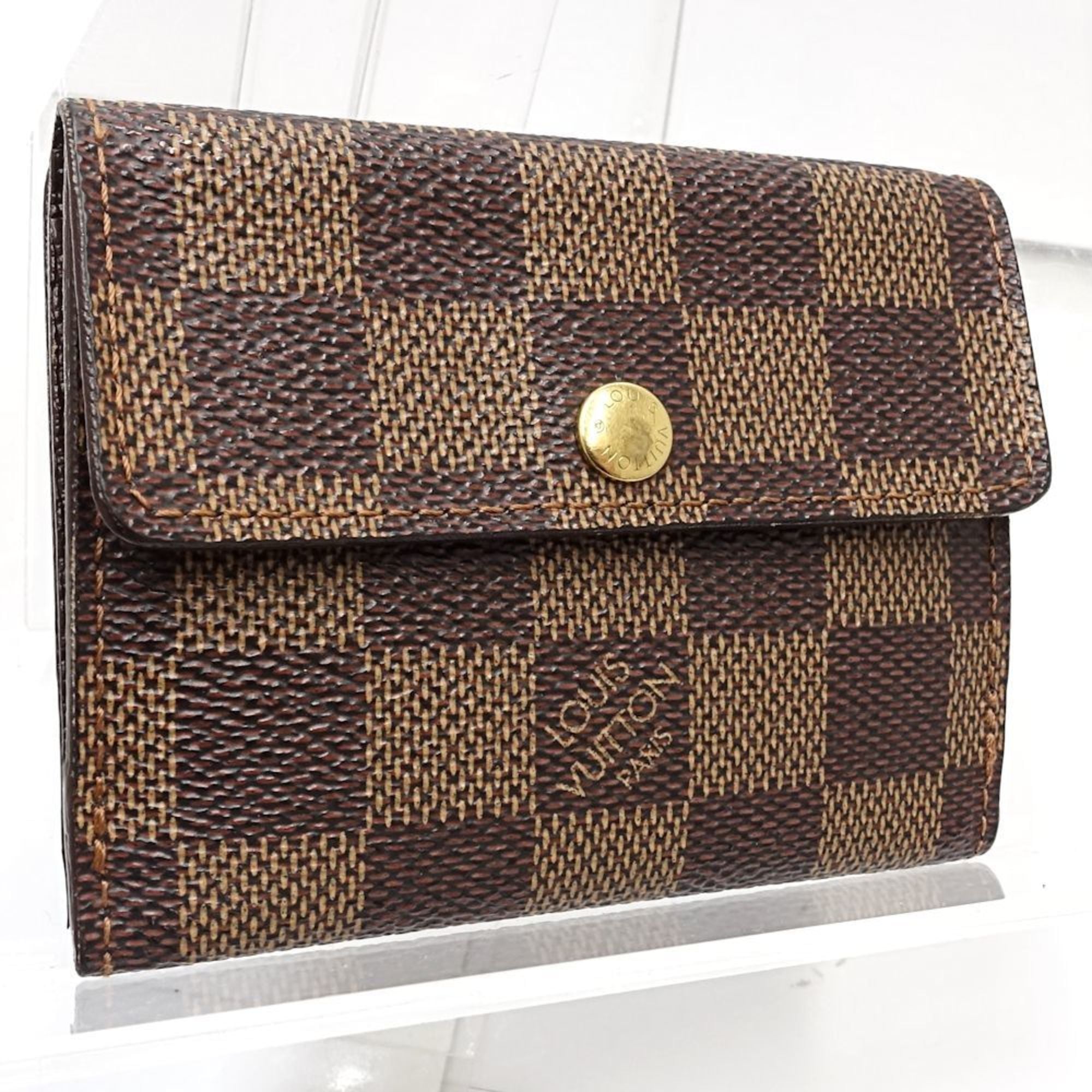 Louis Vuitton Damier Canvas Ebene Damier Canvas Wallet