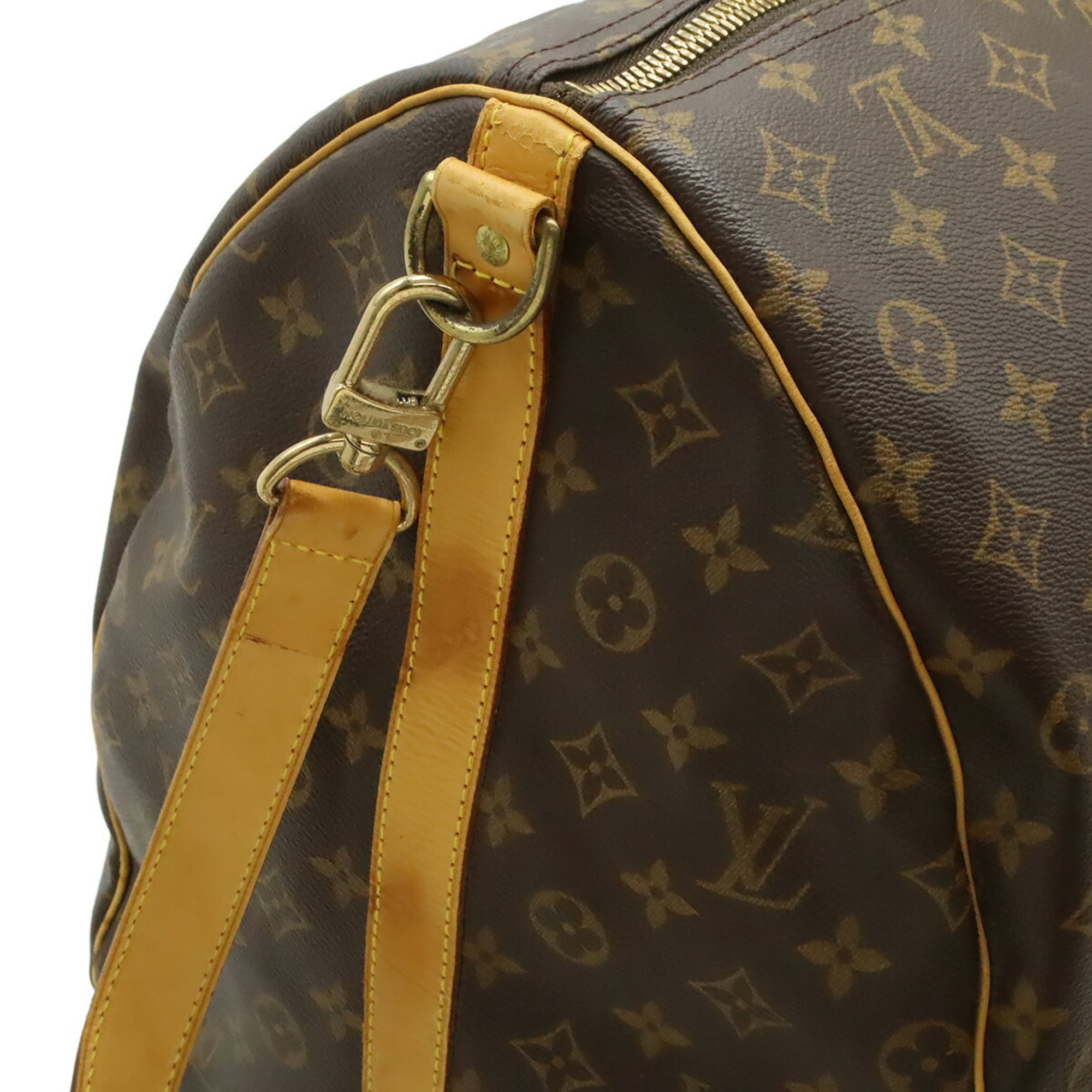 Louis Vuitton Brown Monogram Canvas Boston Bag Shoulder Bag