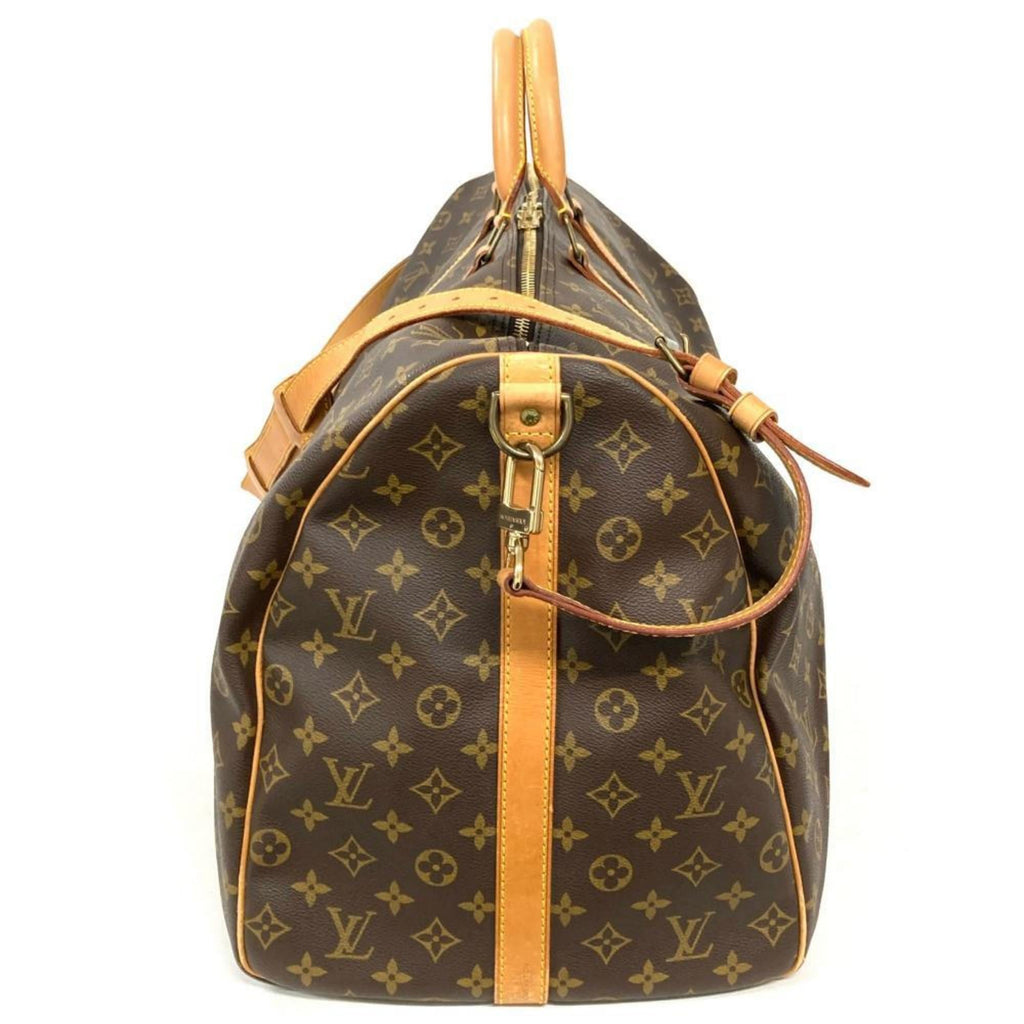 Louis Vuitton Monogram Brown Monogram Leather Boston Bag