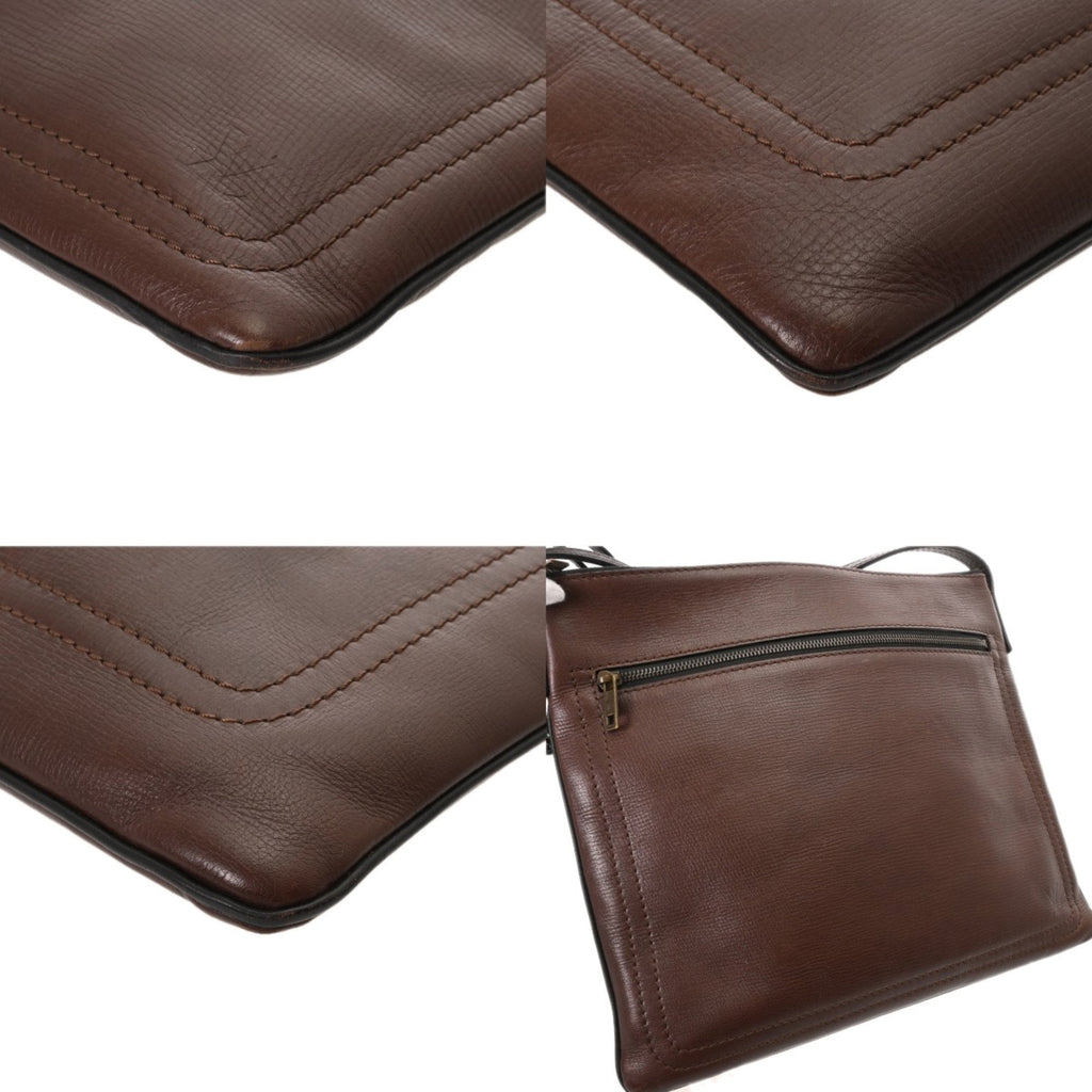 Louis Vuitton Coffee Utah Leather Shoulder Bag