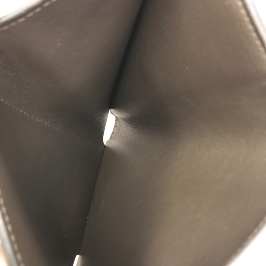 Louis Vuitton Beige Leather Wallet (Tri-Fold)