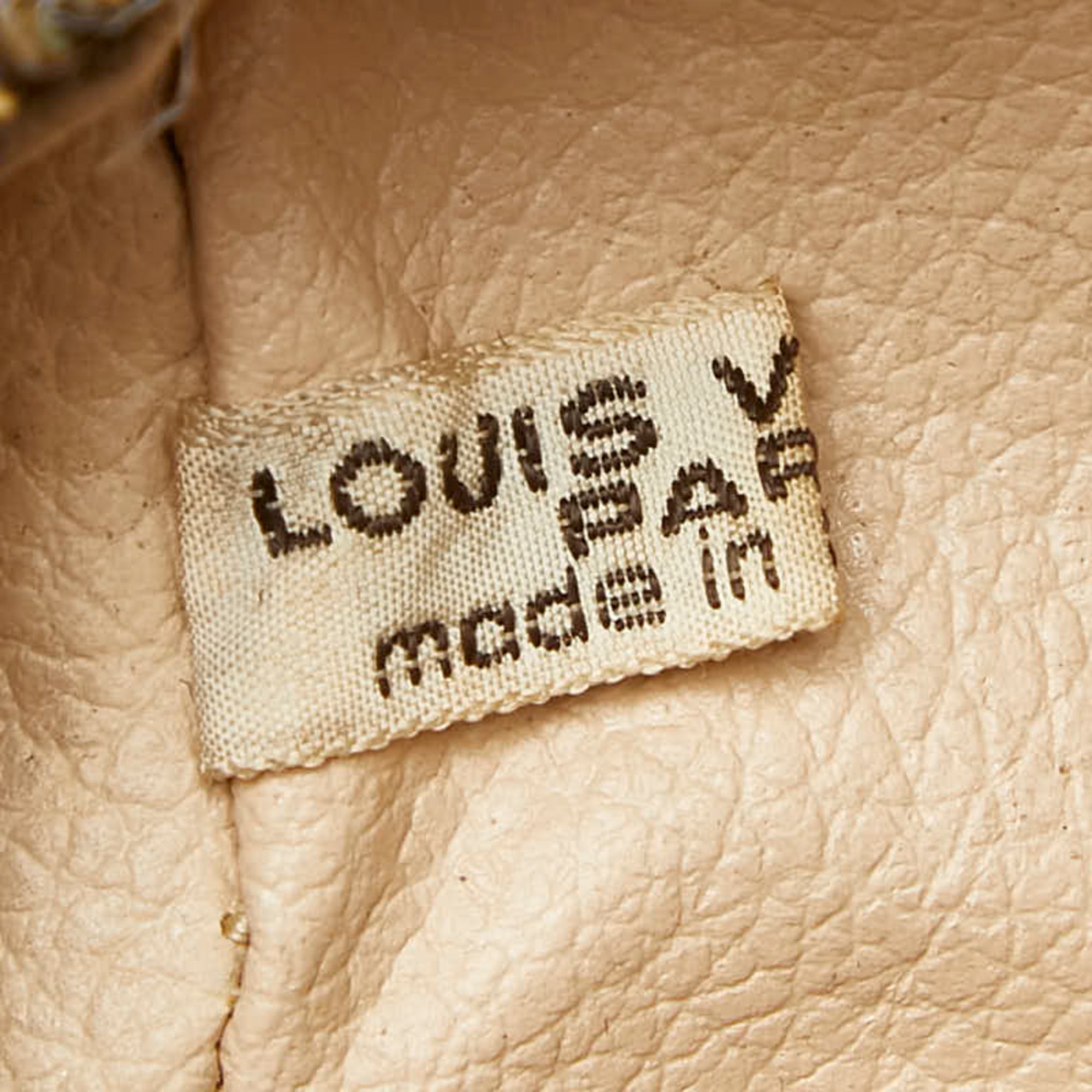 Louis Vuitton Monogram Brown Pvc Leather Pouch