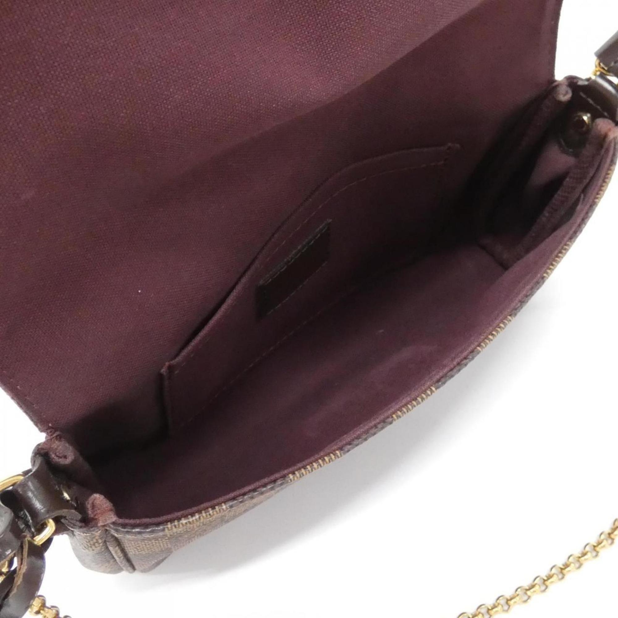 Louis Vuitton Ebene Coated Canvas Shoulder Bag