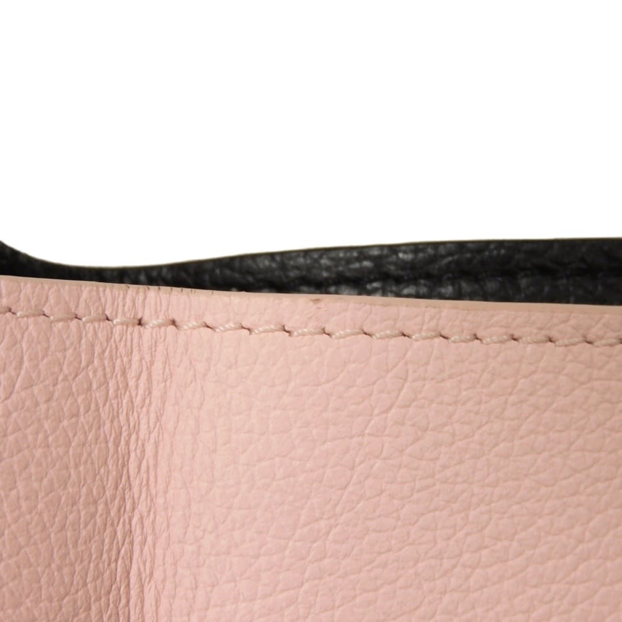 Louis Vuitton Noir Rose Tricolor Leather Wallet (Tri-Fold)