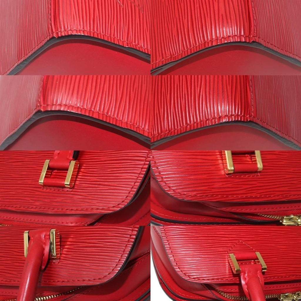 Louis Vuitton Red Color Leather Handbag