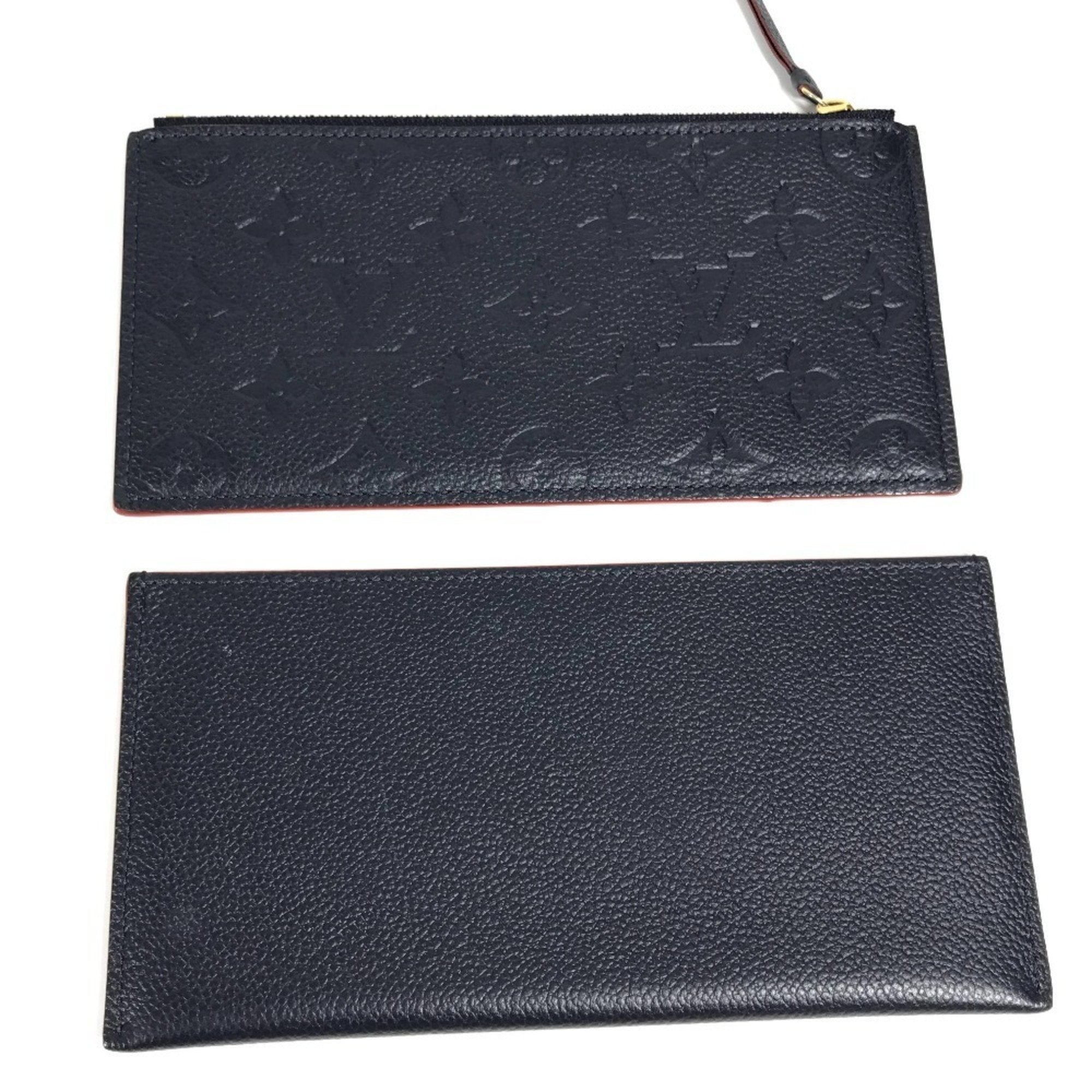 Louis Vuitton Navy Monogram Empreinte Chain/Shoulder Wallet