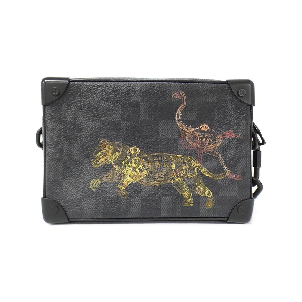 Louis Vuitton Graphite Coated Canvas Shoulder Bag