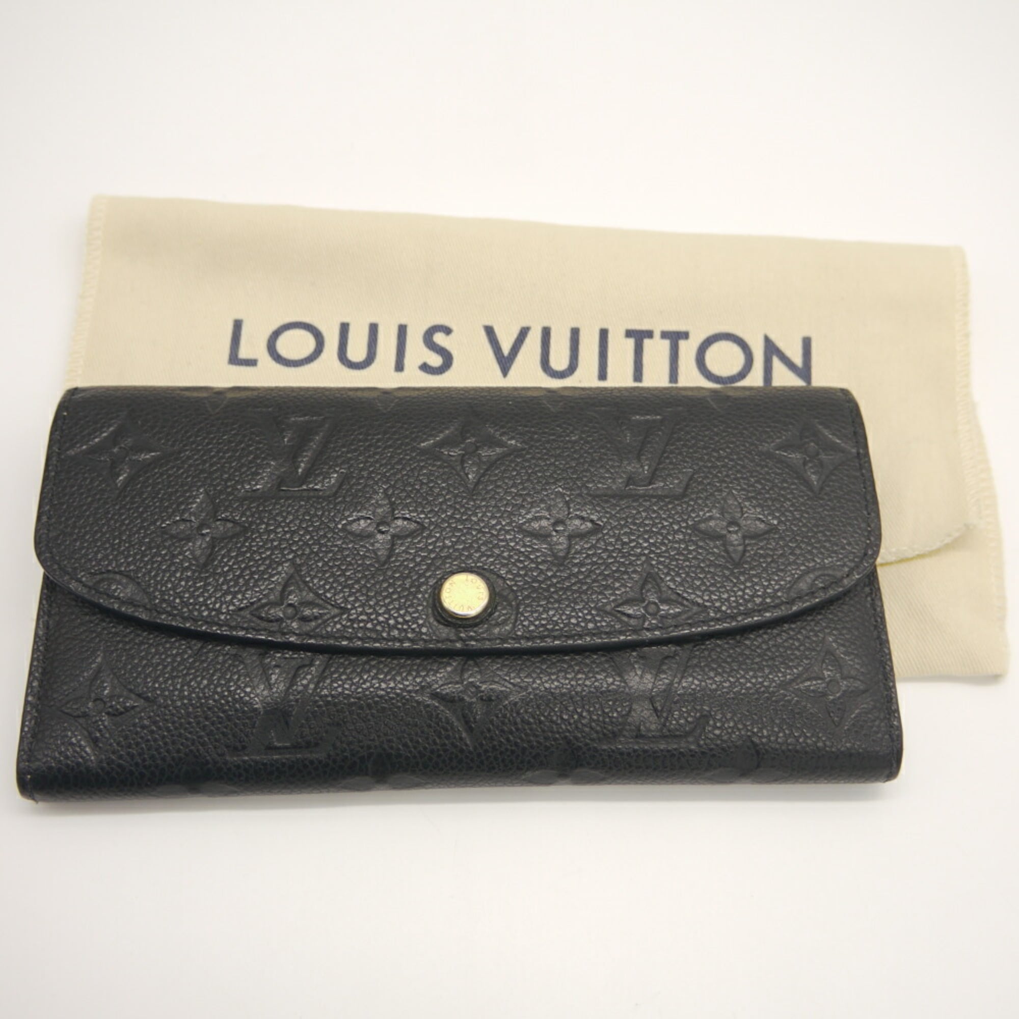 Louis Vuitton Monogram Noir Monogram Empreinte Long Wallet